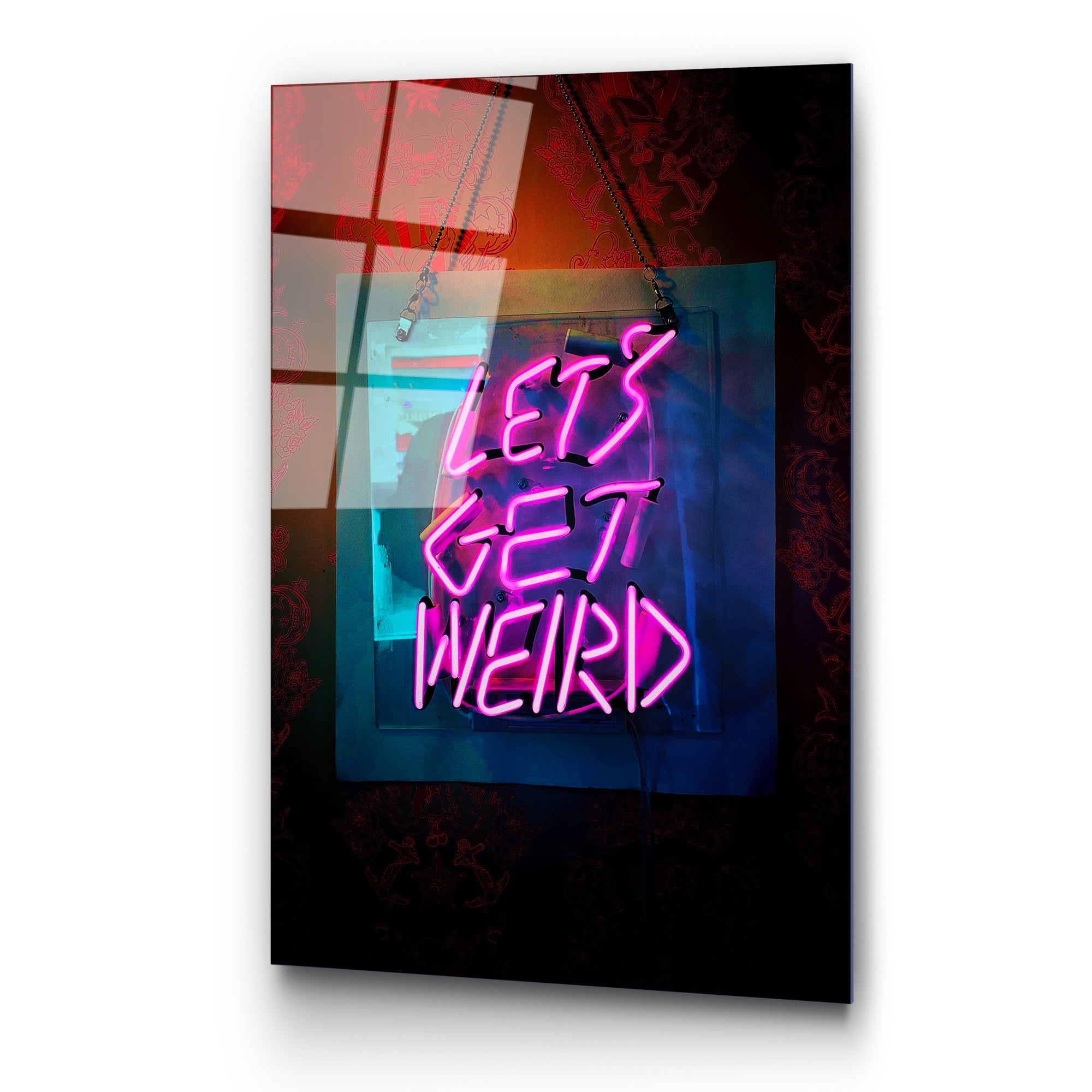 Quadro Decorativo em Vidro Temperado UV-121, Multicolor, 70 x 100 cm (4 mm)