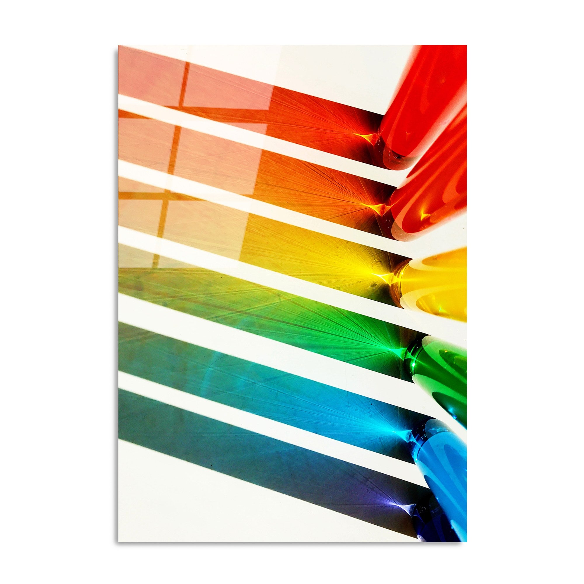 Quadro Decorativo em 100% Vidro Temperado UV-122 (70 x 100 cm) Multicolor – 4 mm