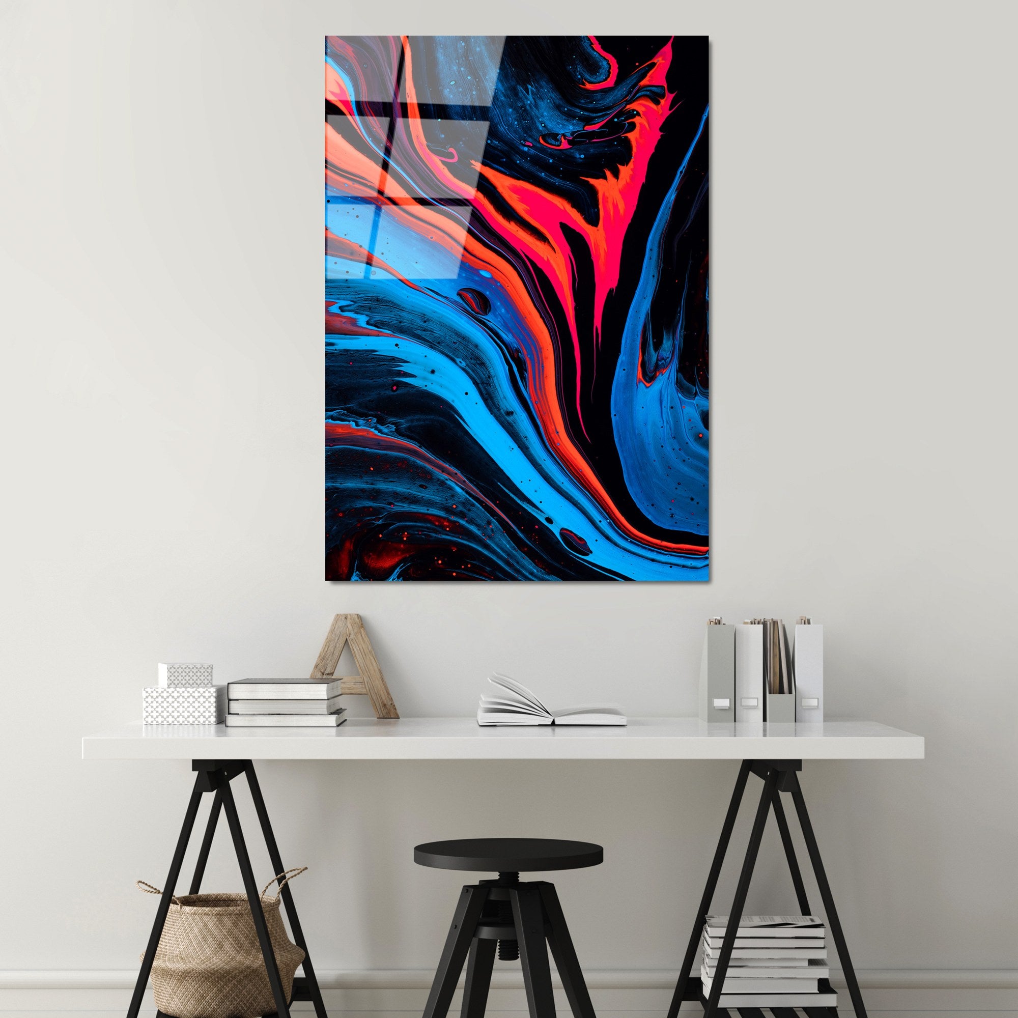 Quadro em Vidro Temperado UV-124 70 x 100 cm, Multicolor — 100% Vidro Temperado 4 mm