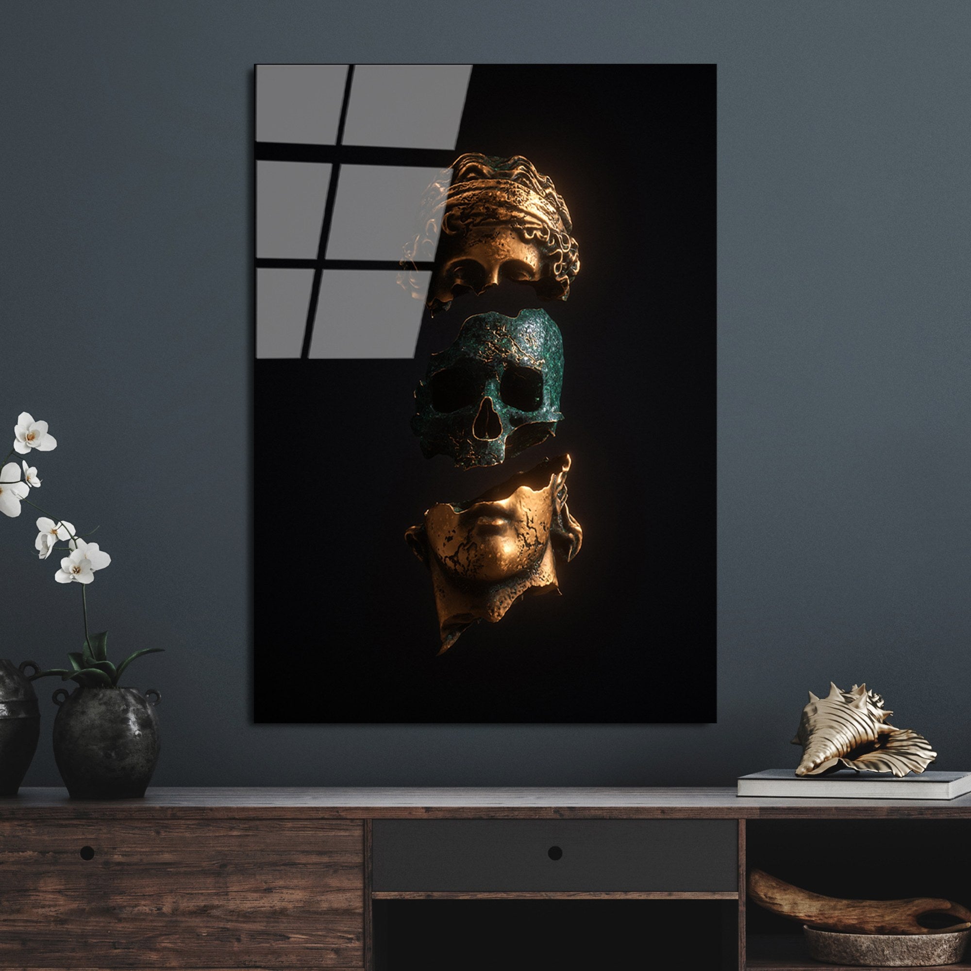 Quadro Decorativo 100% Vidro Temperado UV-125, Multicolor, 70 x 100 cm, 4 mm