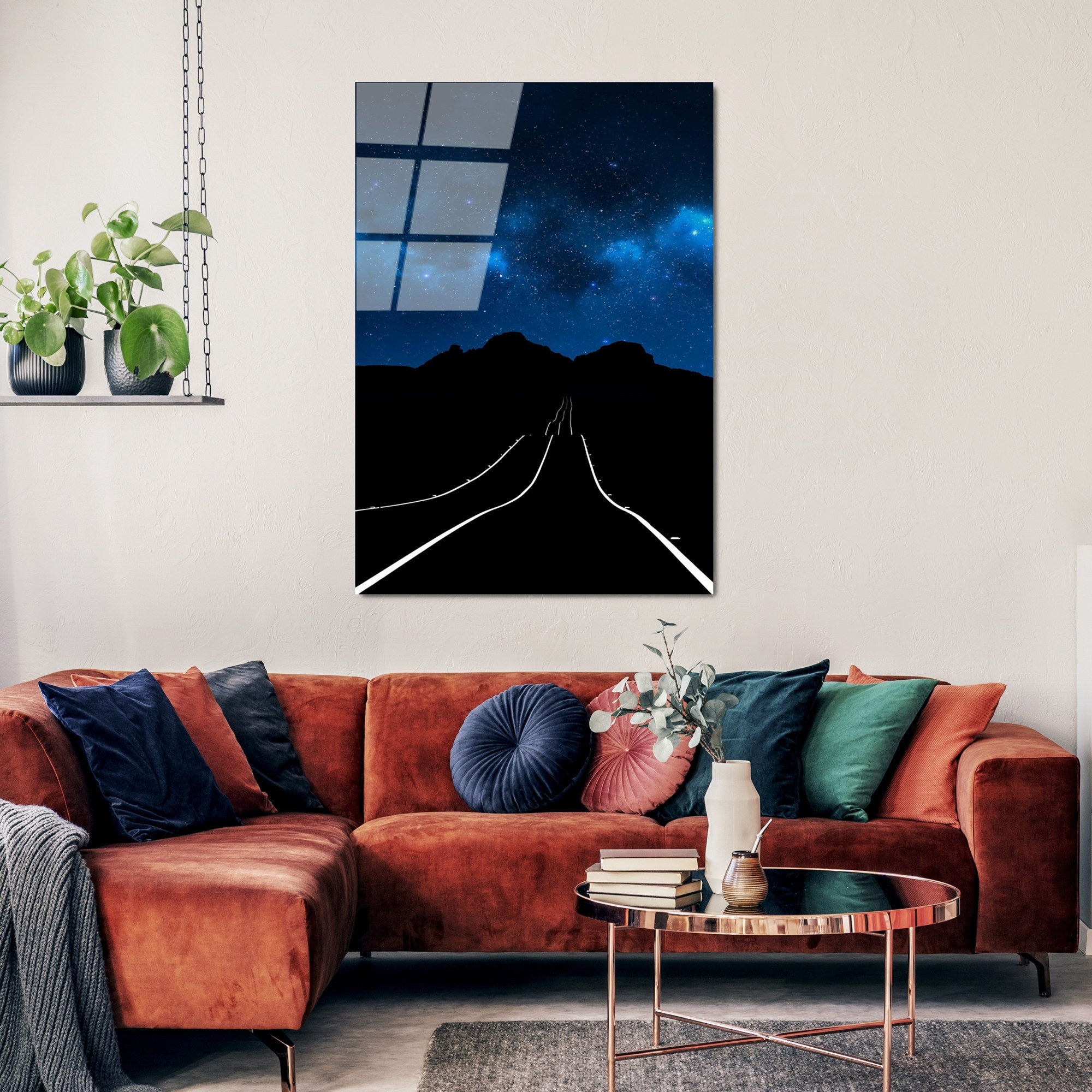 Quadro Decorativo em Vidro Temperado Multicolor 70 x 100 cm (4 mm) – UV-126