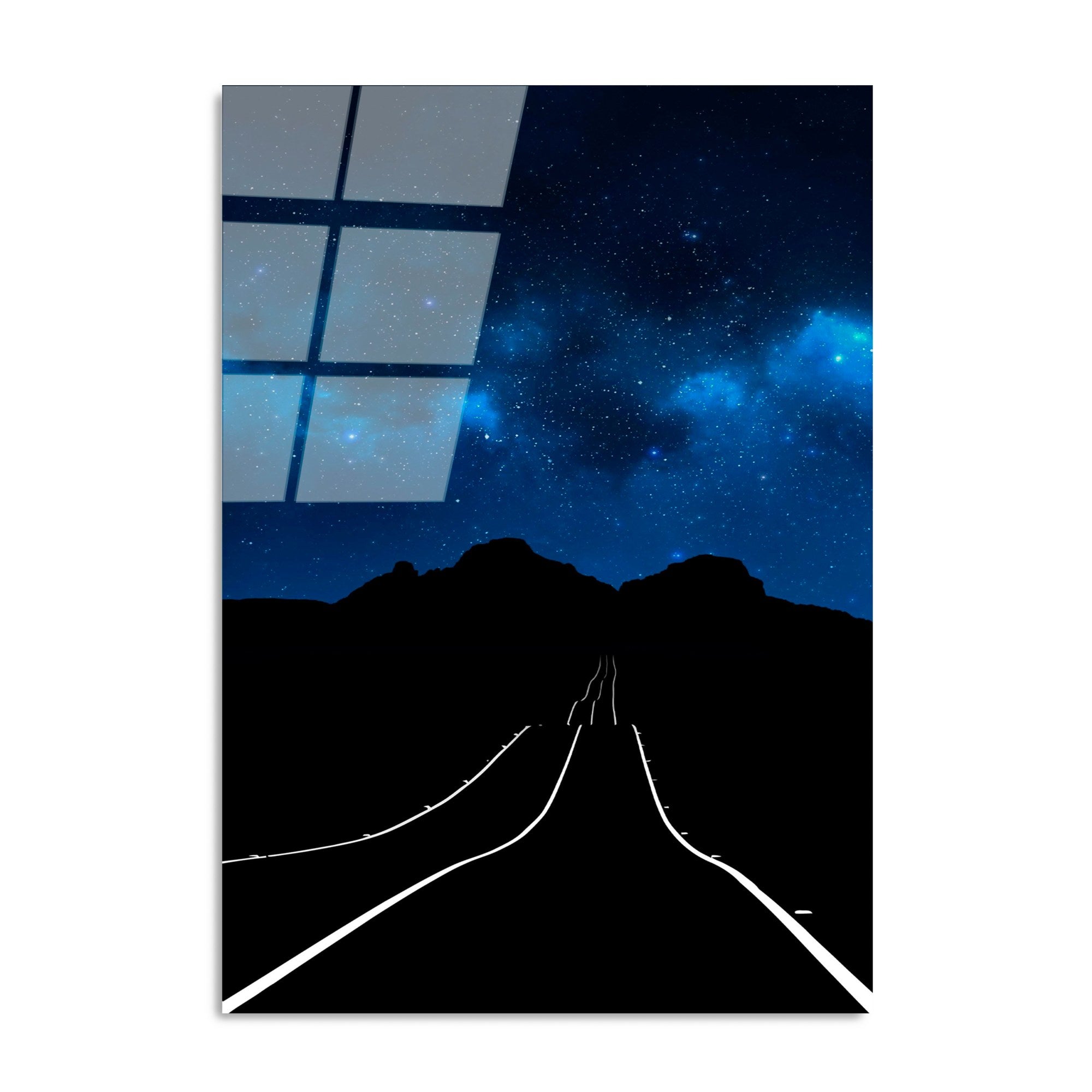 Quadro Decorativo em Vidro Temperado Multicolor 70 x 100 cm (4 mm) – UV-126