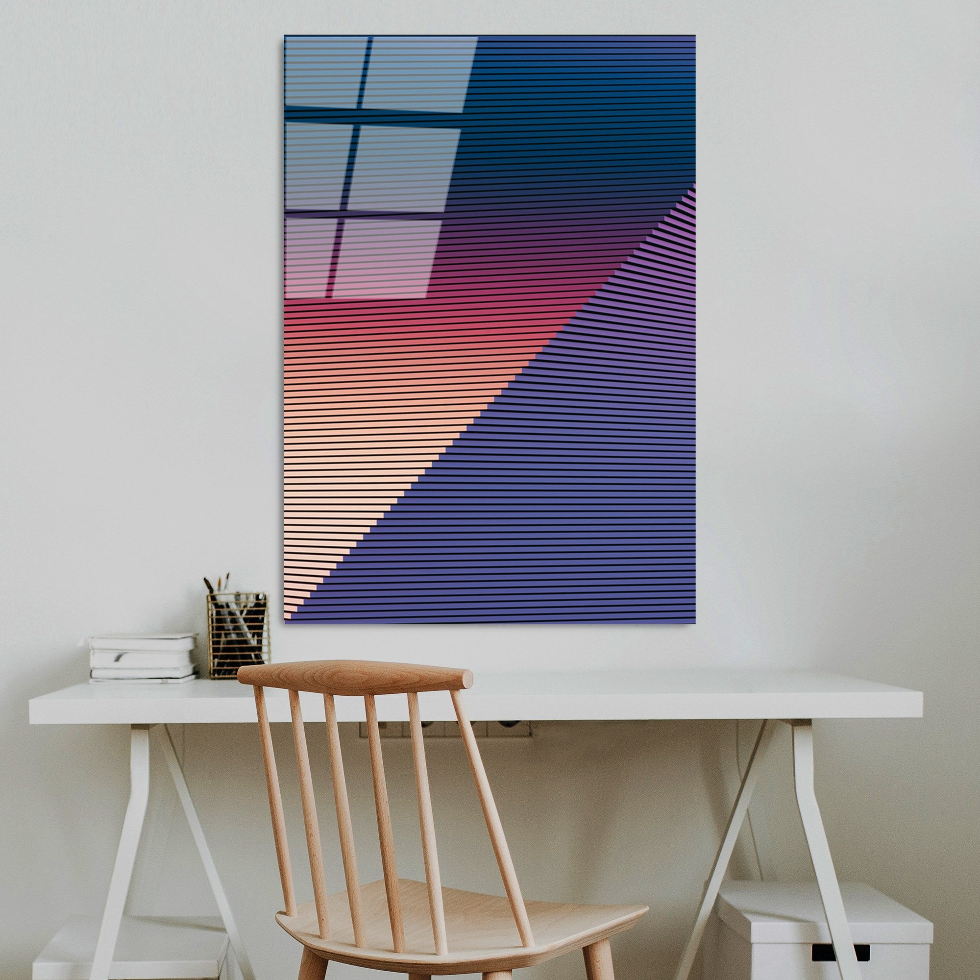 Quadro Decorativo em Vidro Temperado UV-127 Multicolor 70 x 100 cm 4 mm