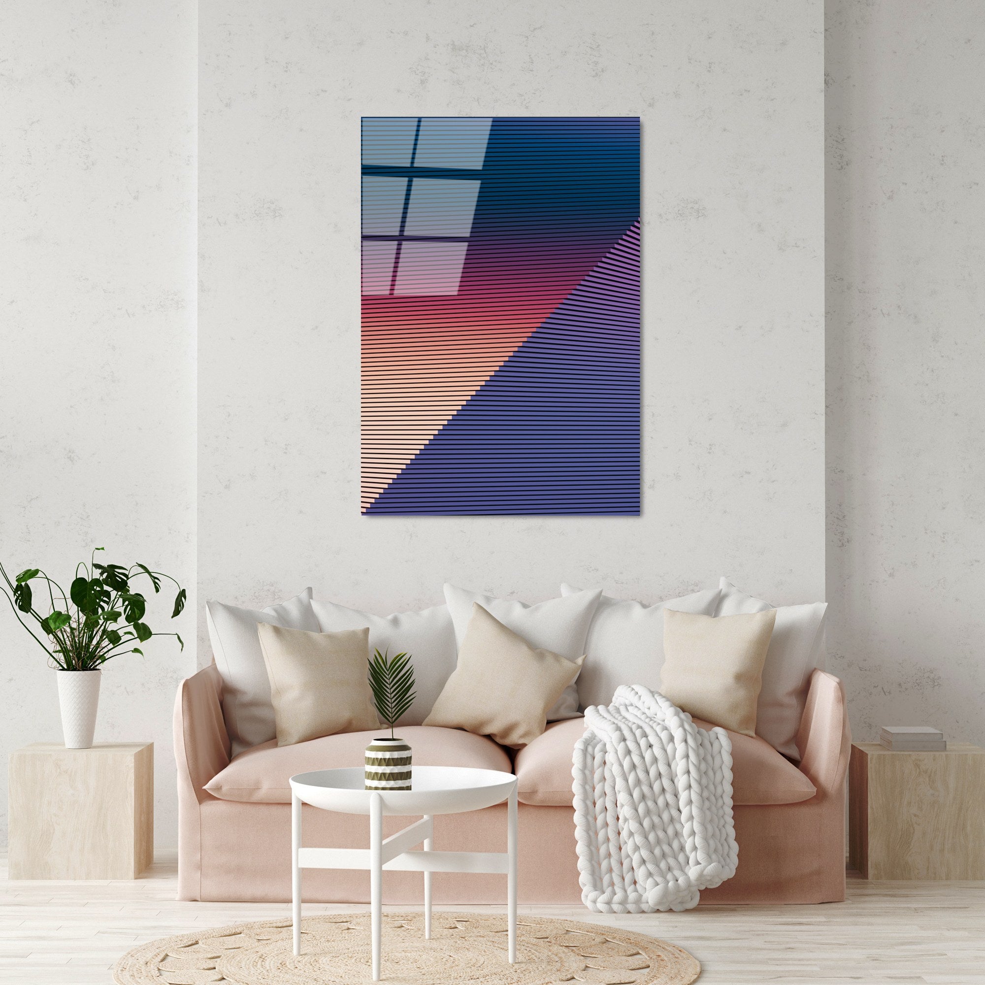 Quadro Decorativo em Vidro Temperado UV-127 Multicolor 70 x 100 cm 4 mm