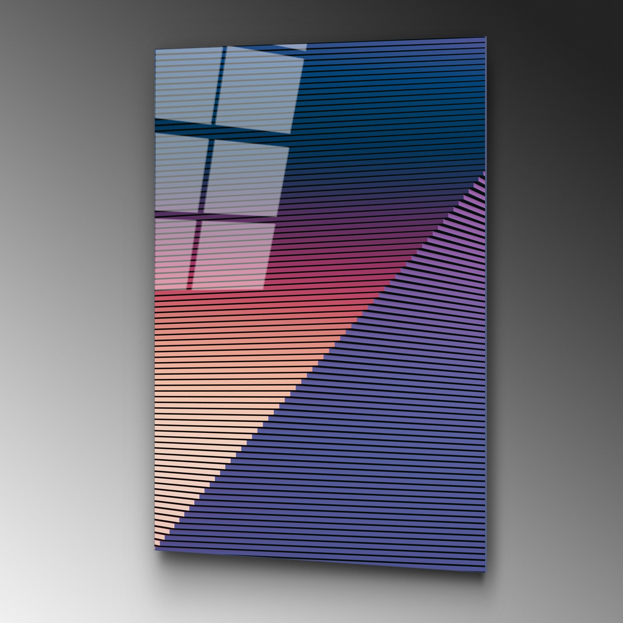 Quadro Decorativo em Vidro Temperado UV-127 Multicolor 70 x 100 cm 4 mm