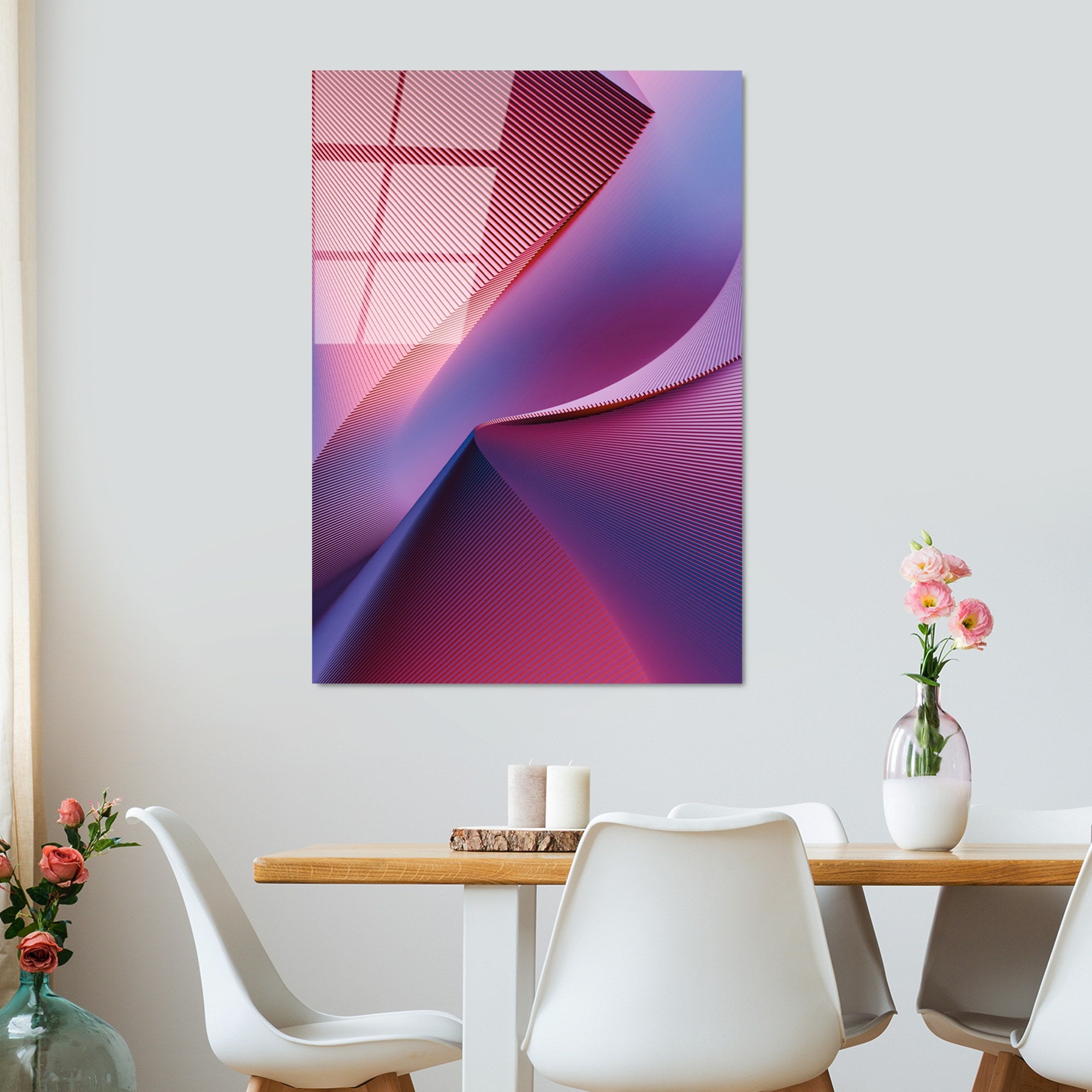 Quadro Decorativo em Vidro Temperado 70 x 100 cm (4 mm), Multicolor – UV-129