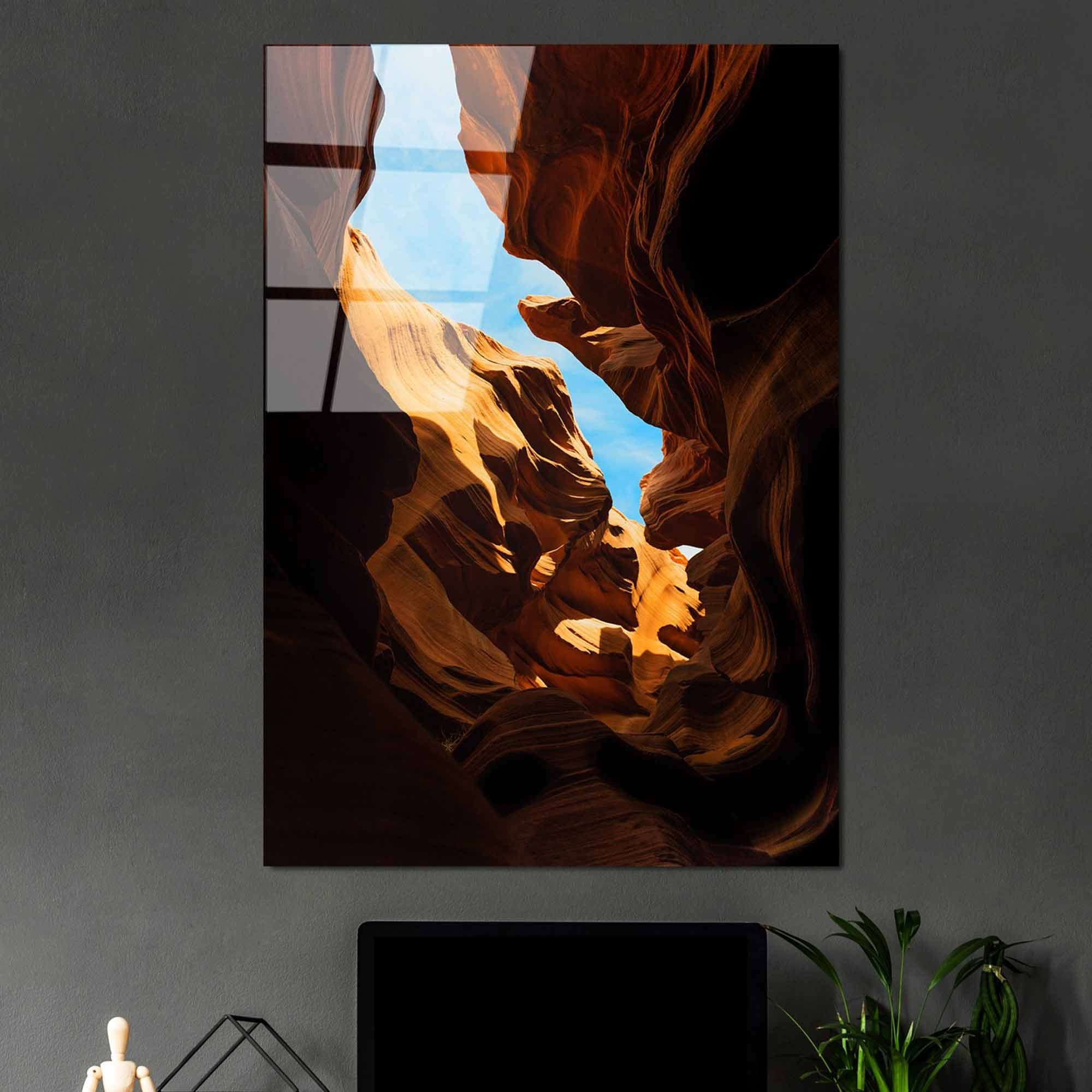 Quadro Decorativo em Vidro Temperado Multicolorido 70 x 100 cm UV-131 (4 mm)