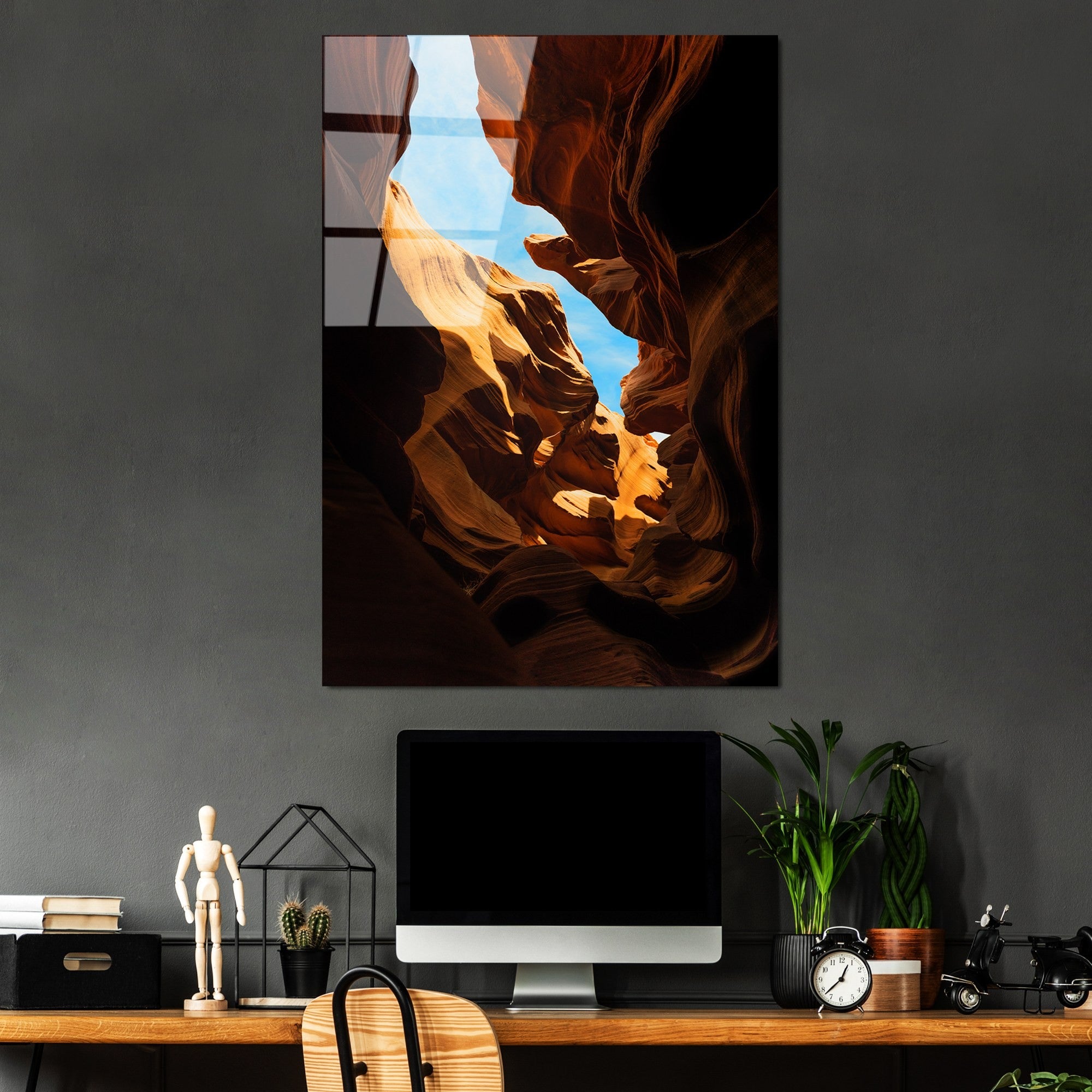 Quadro Decorativo em Vidro Temperado Multicolorido 70 x 100 cm UV-131 (4 mm)