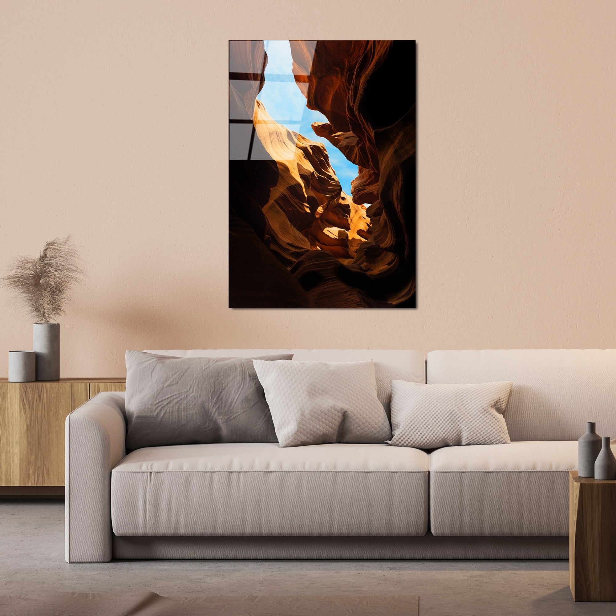 Quadro Decorativo em Vidro Temperado Multicolorido 70 x 100 cm UV-131 (4 mm)