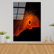 Quadro Decorativo em Vidro Temperado 100% (4 mm) UV-132, Multicolor, 70 x 100 cm