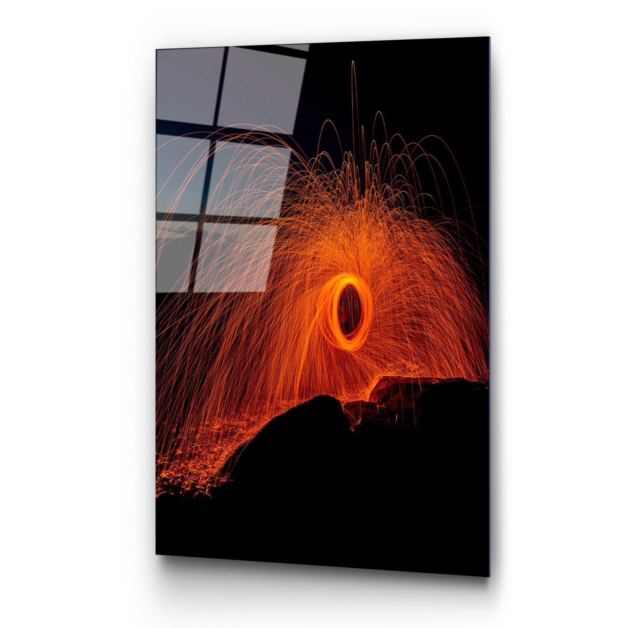 Quadro Decorativo em Vidro Temperado 100% (4 mm) UV-132, Multicolor, 70 x 100 cm