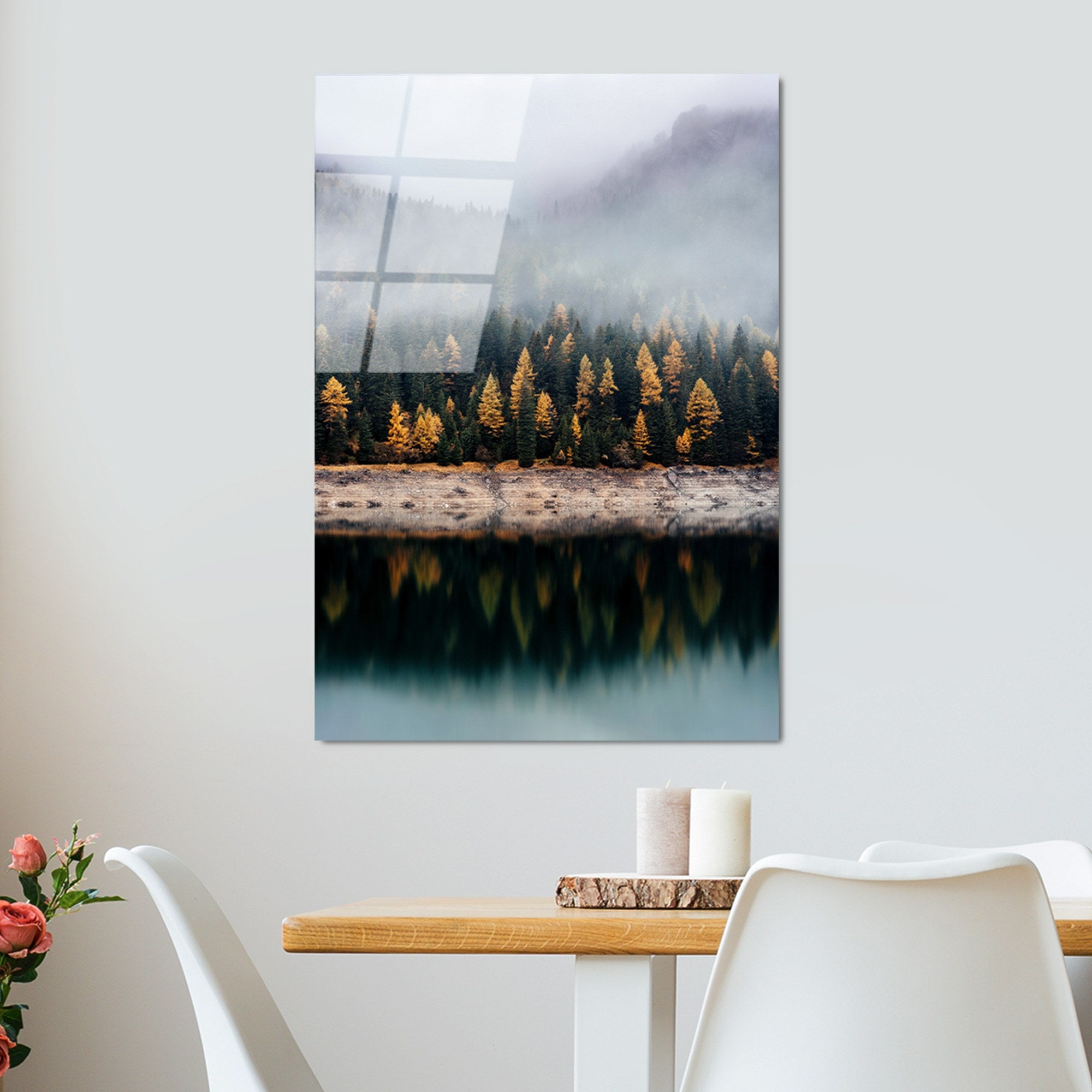 Quadro Decorativo em Vidro Temperado 100% (4 mm), Multicolor — UV-133, 70 x 100 cm