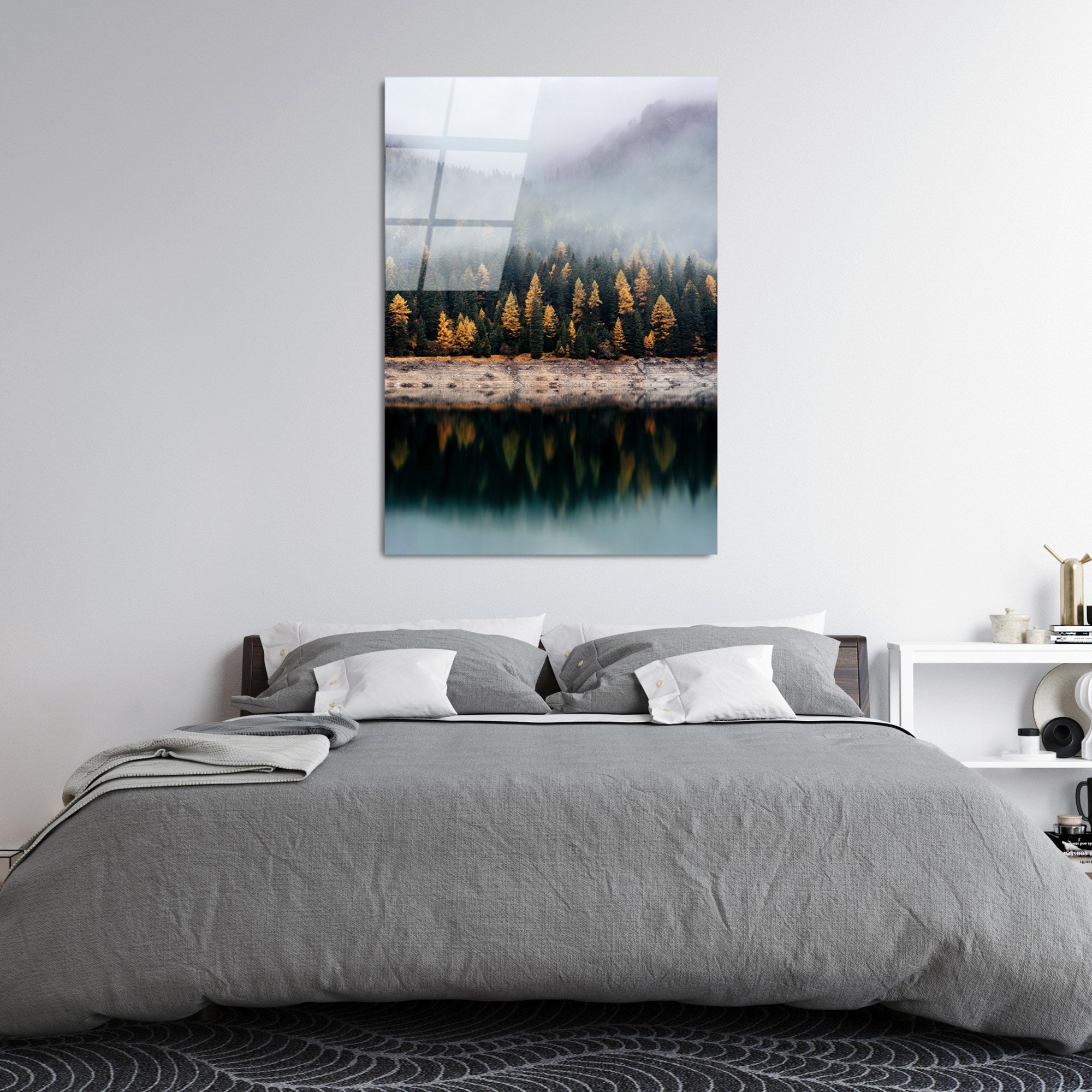 Quadro Decorativo em Vidro Temperado 100% (4 mm), Multicolor — UV-133, 70 x 100 cm