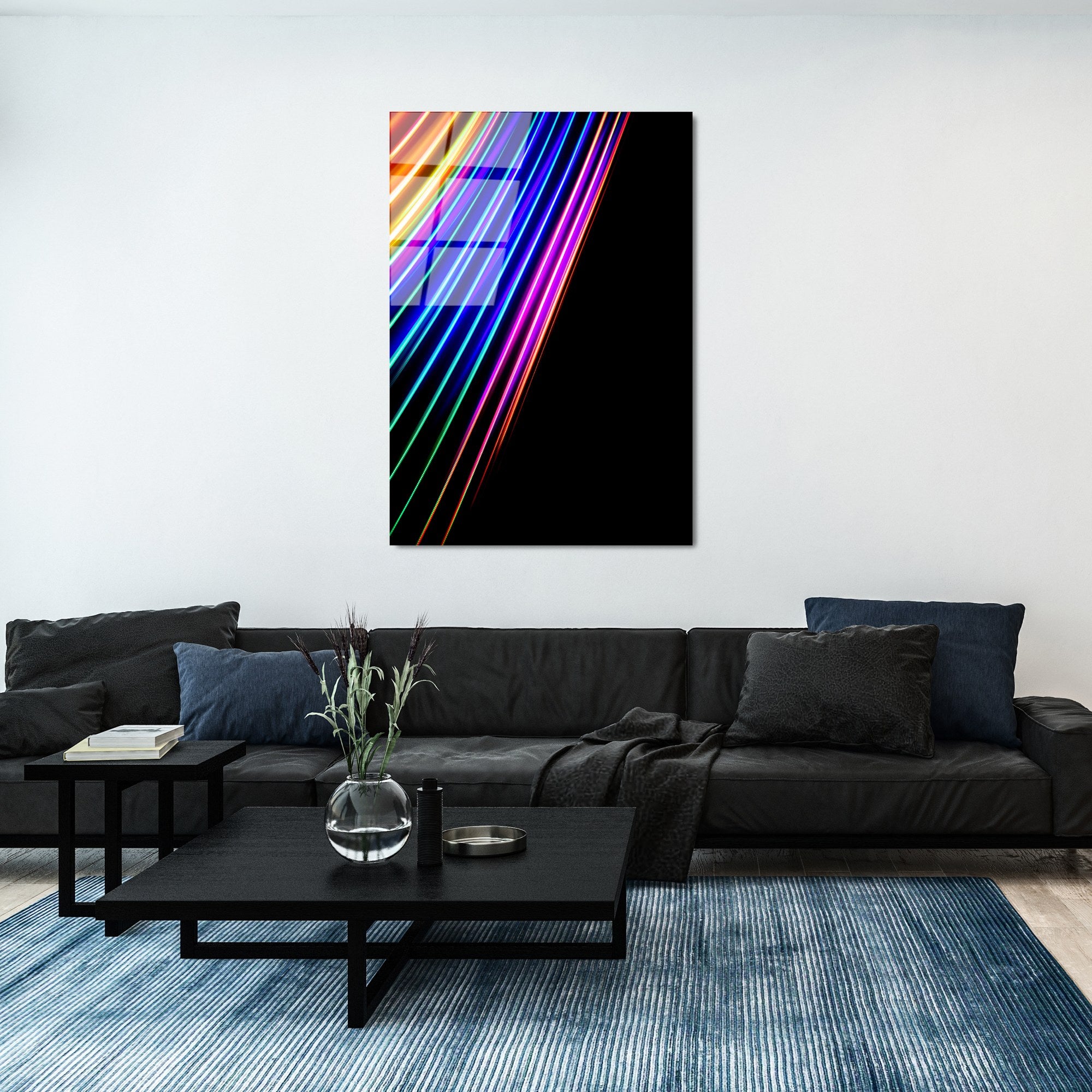 Quadro Decorativo em Vidro Temperado UV-135, Multicolor, 70 x 100 cm (4 mm)