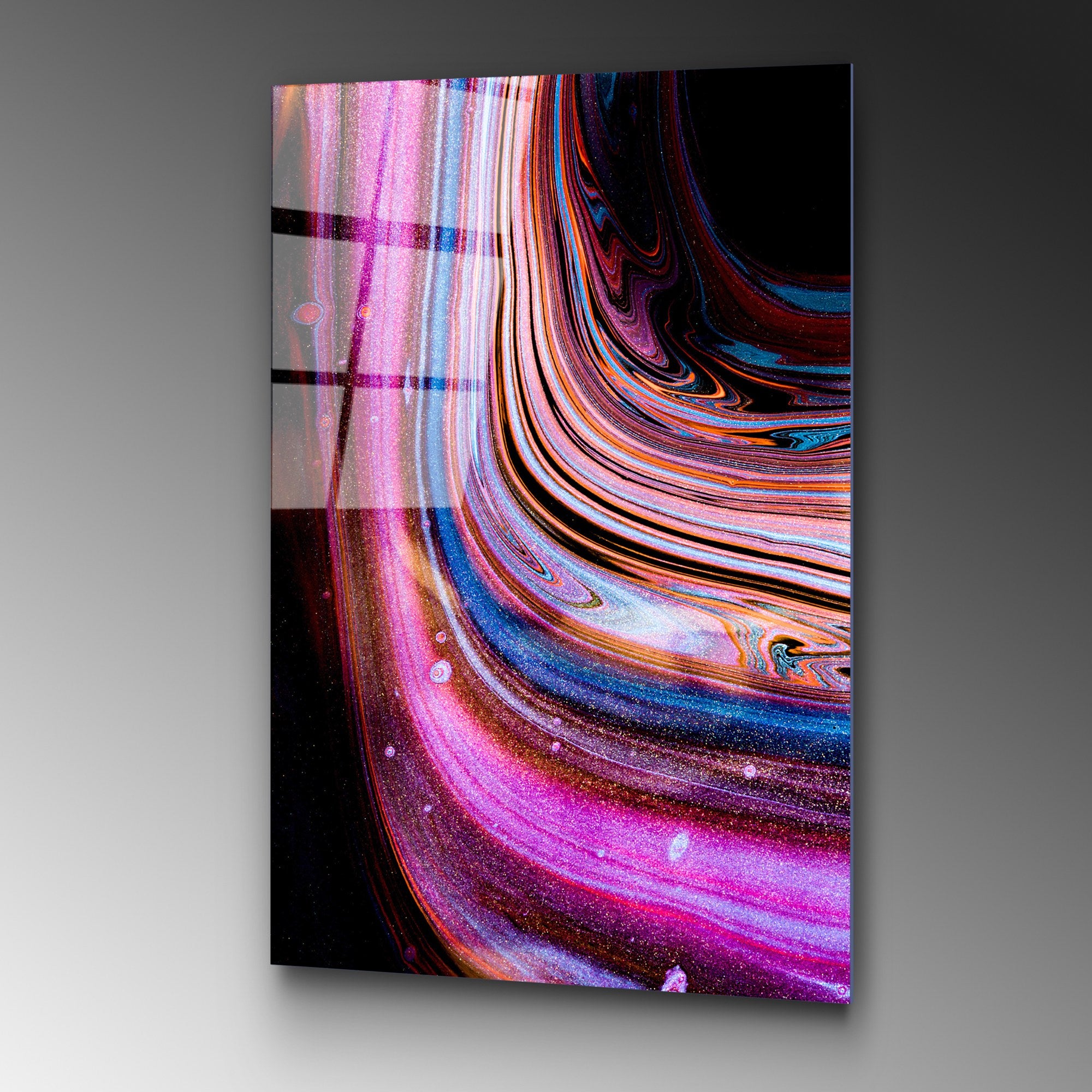 Quadro Decorativo em Vidro Temperado 4 mm, 70 x 100 cm, Multicolor – UV-136