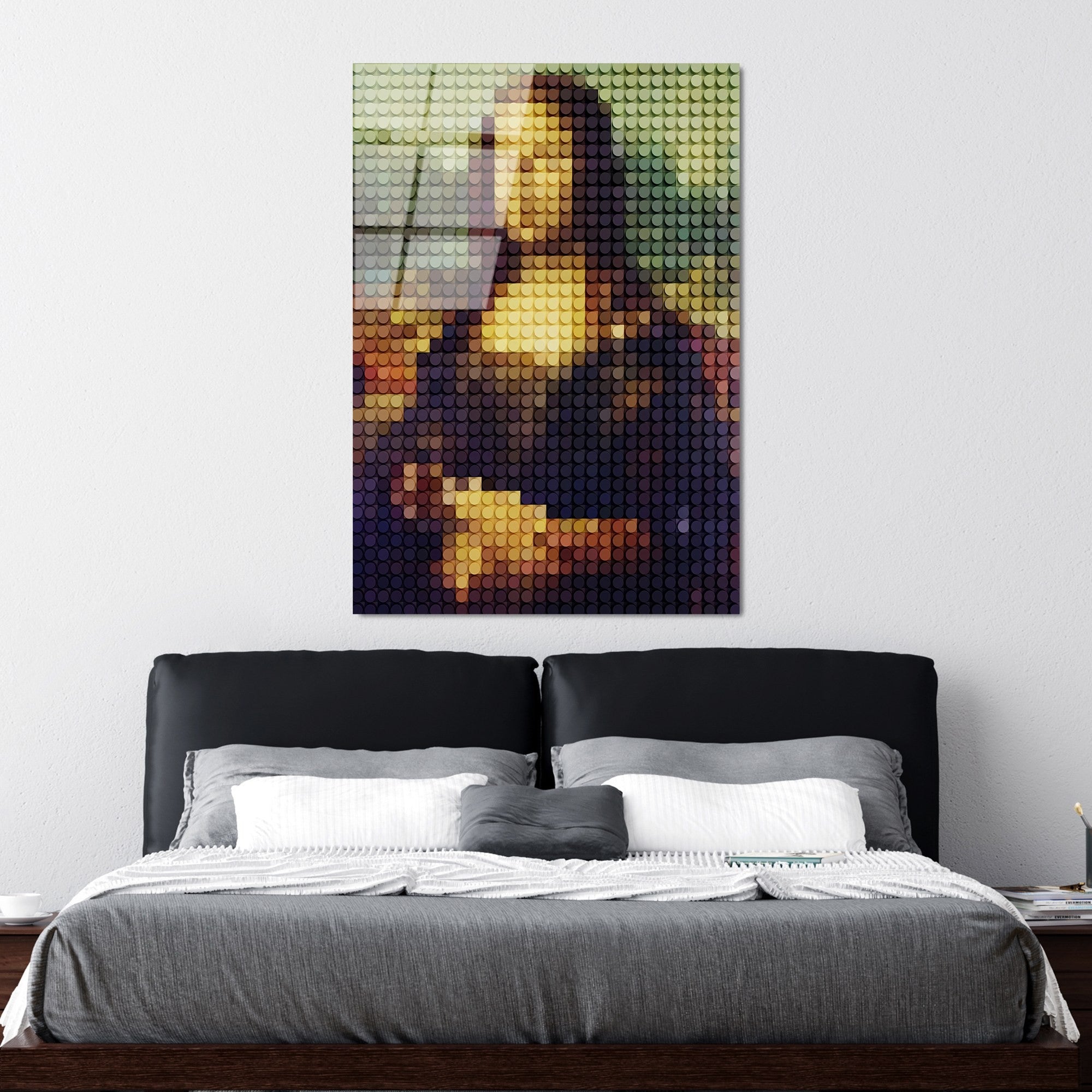 Quadro Decorativo em Vidro Temperado UV-137, 70 x 100 cm, Multicolor, 4 mm