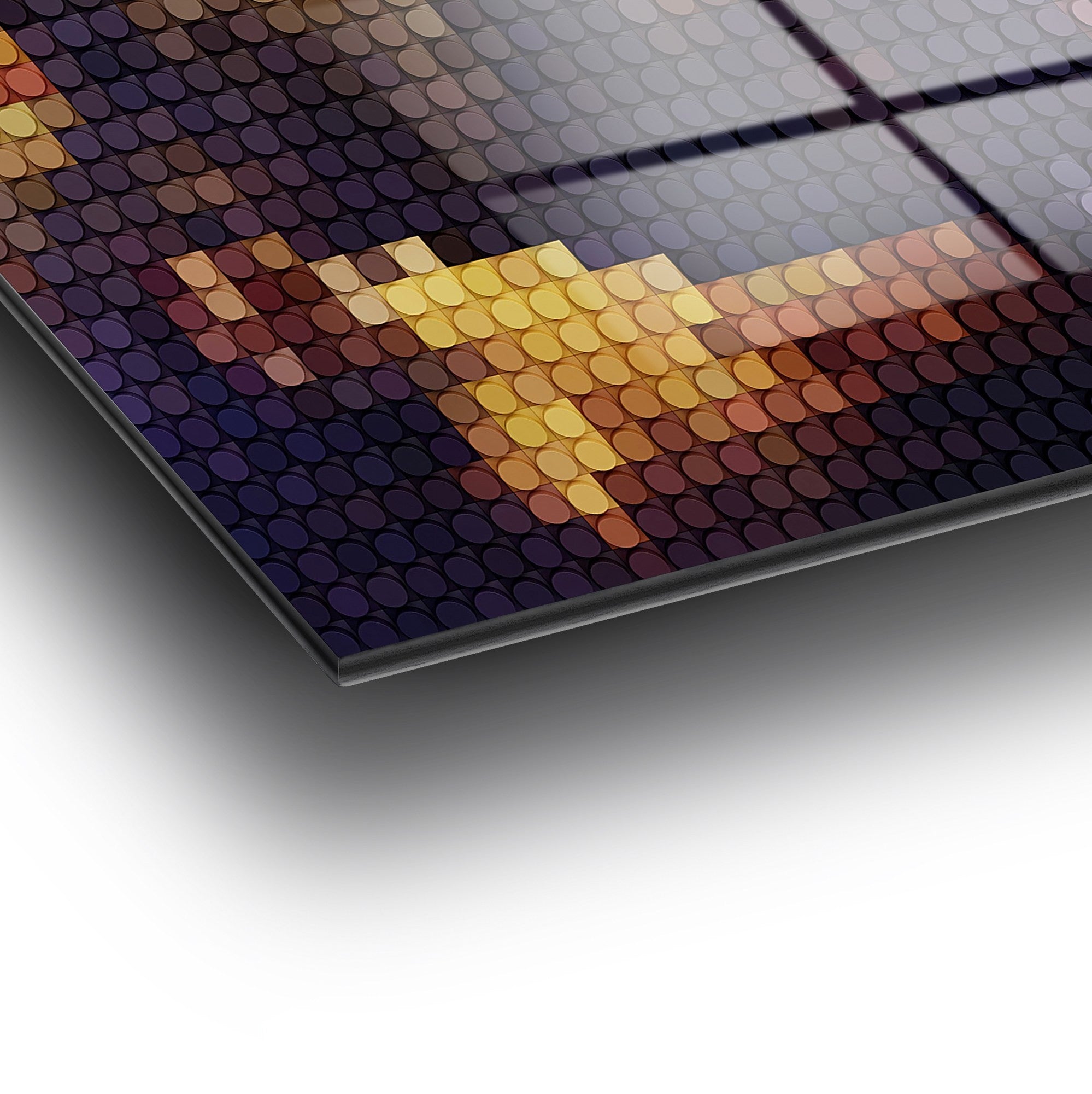 Quadro Decorativo em Vidro Temperado UV-137, 70 x 100 cm, Multicolor, 4 mm