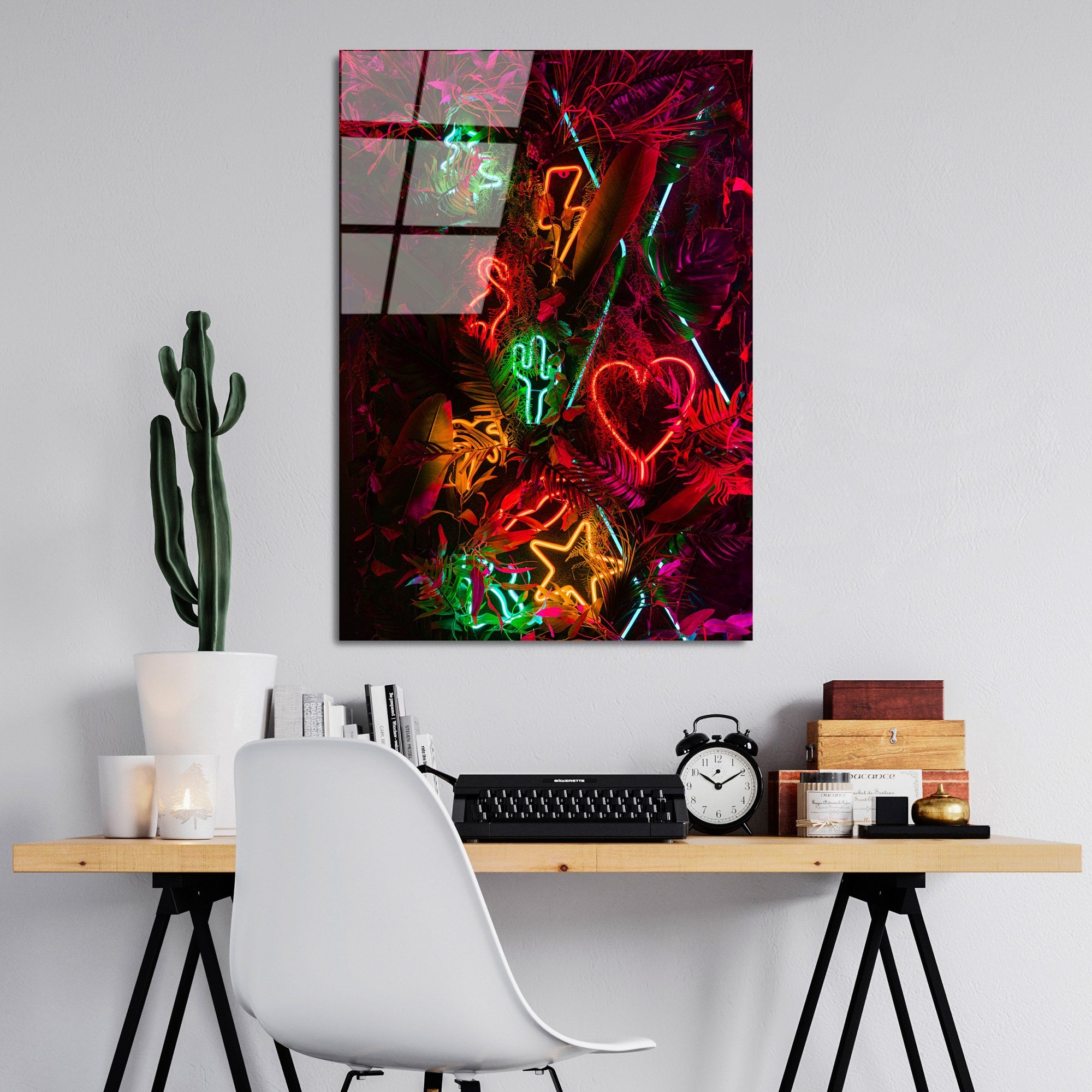 Quadro Decorativo em Vidro Temperado UV-138, Multicolor, 70 x 100 cm, 4 mm