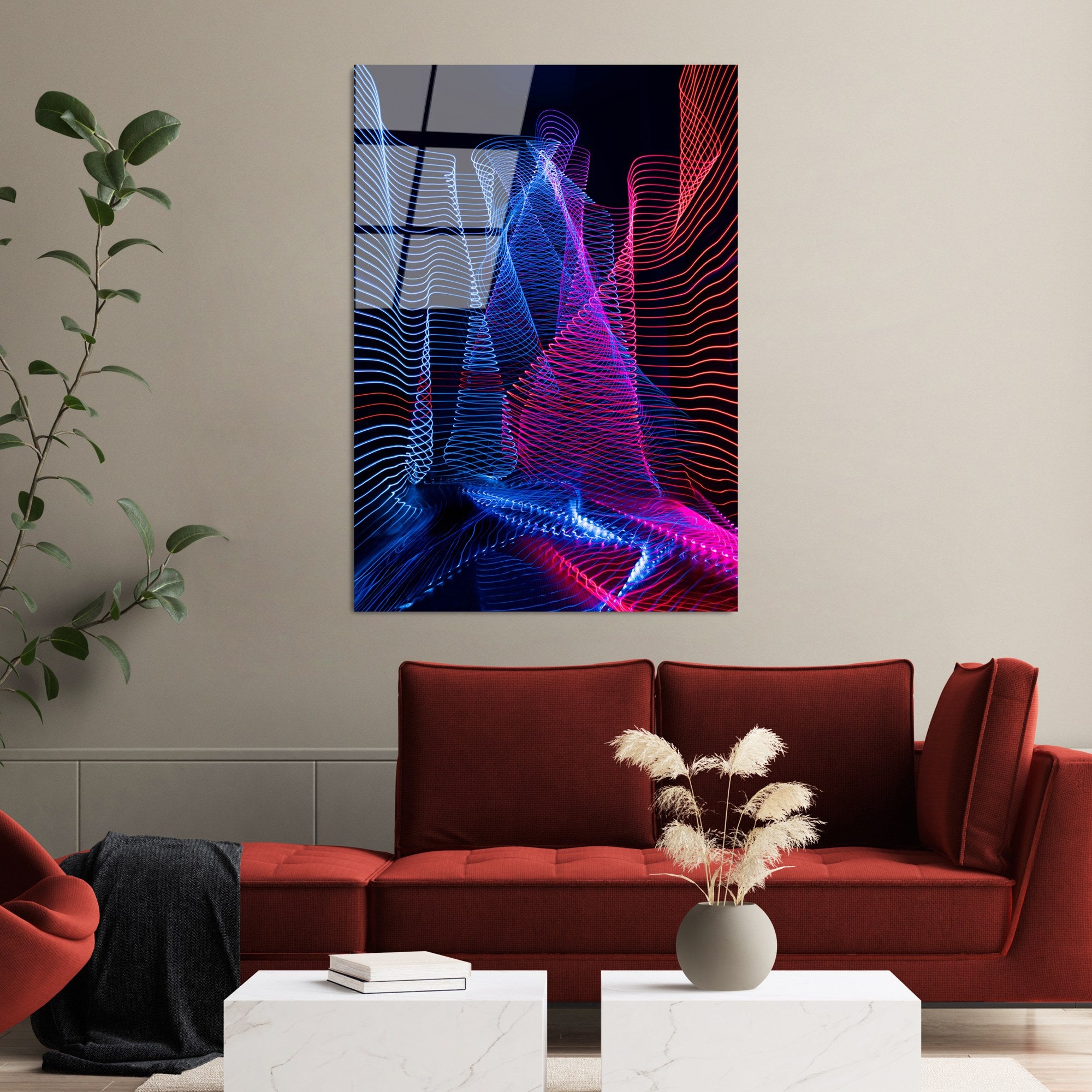 Quadro em Vidro Temperado UV-143, 70 x 100 cm, Multicolor (4 mm)