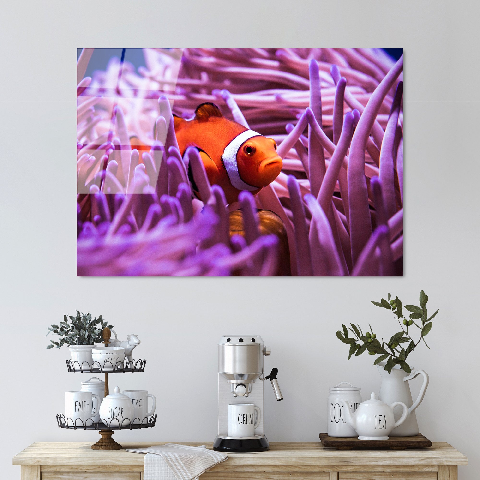 Quadro Decorativo em Vidro Temperado 70x100 cm – UV-149, Multicolor (4 mm)