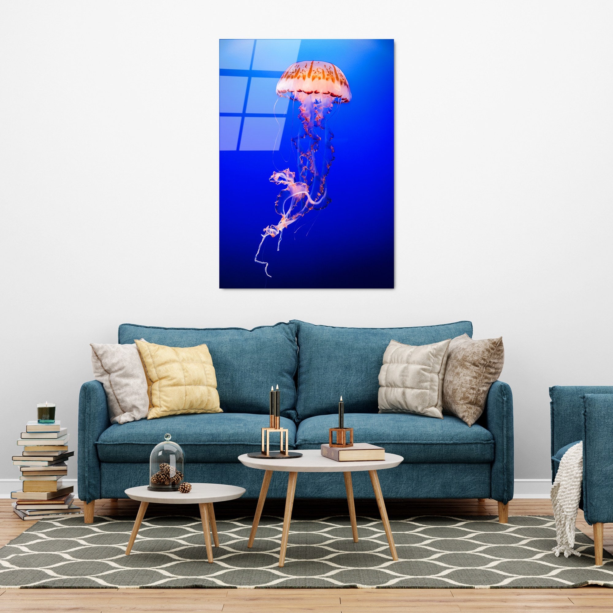 Quadro Decorativo em Vidro Temperado 70x100 cm Multicolor (4 mm) – UV-154