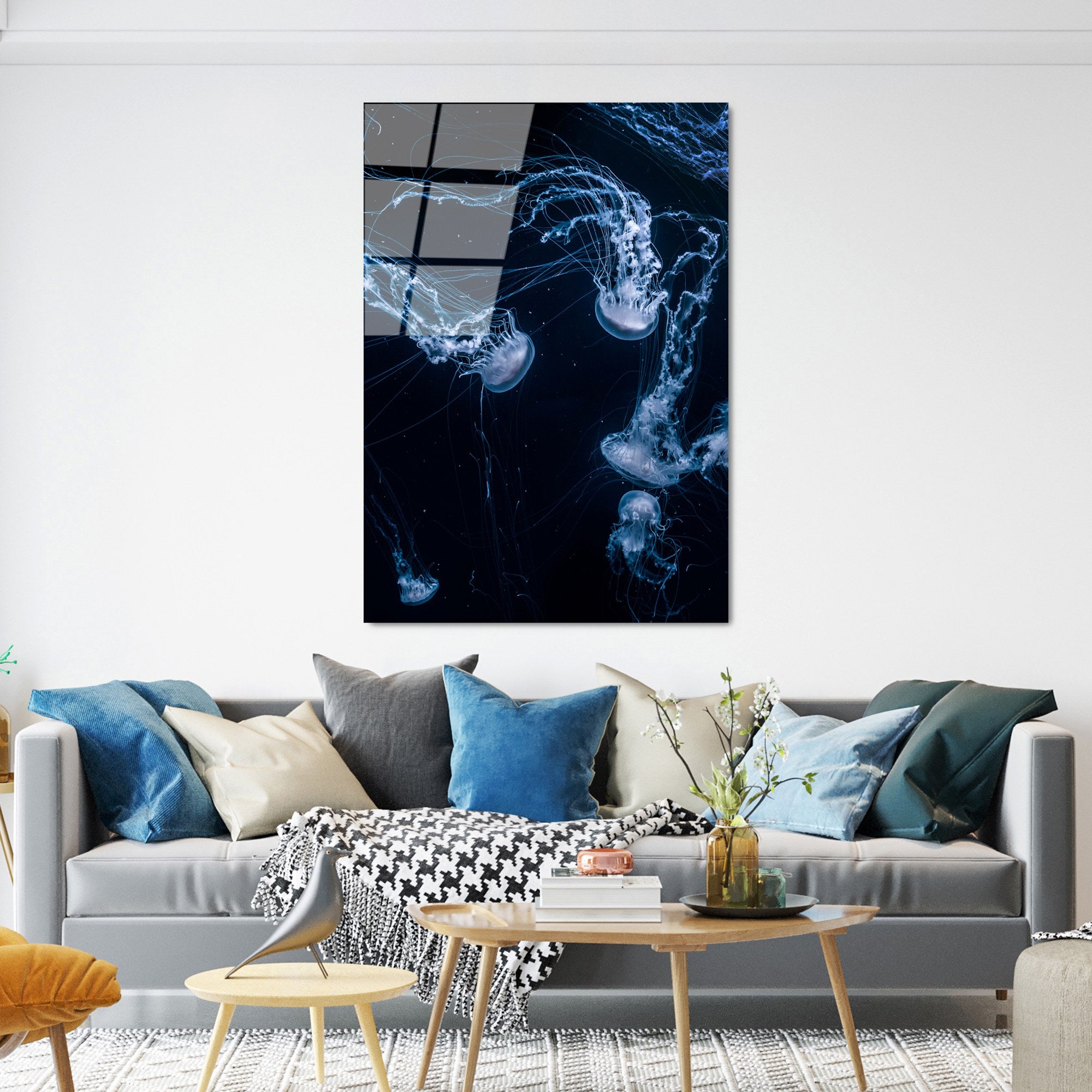 Quadro Decorativo em Vidro Temperado UV-155, Multicolor, 70 x 100 cm (4 mm)