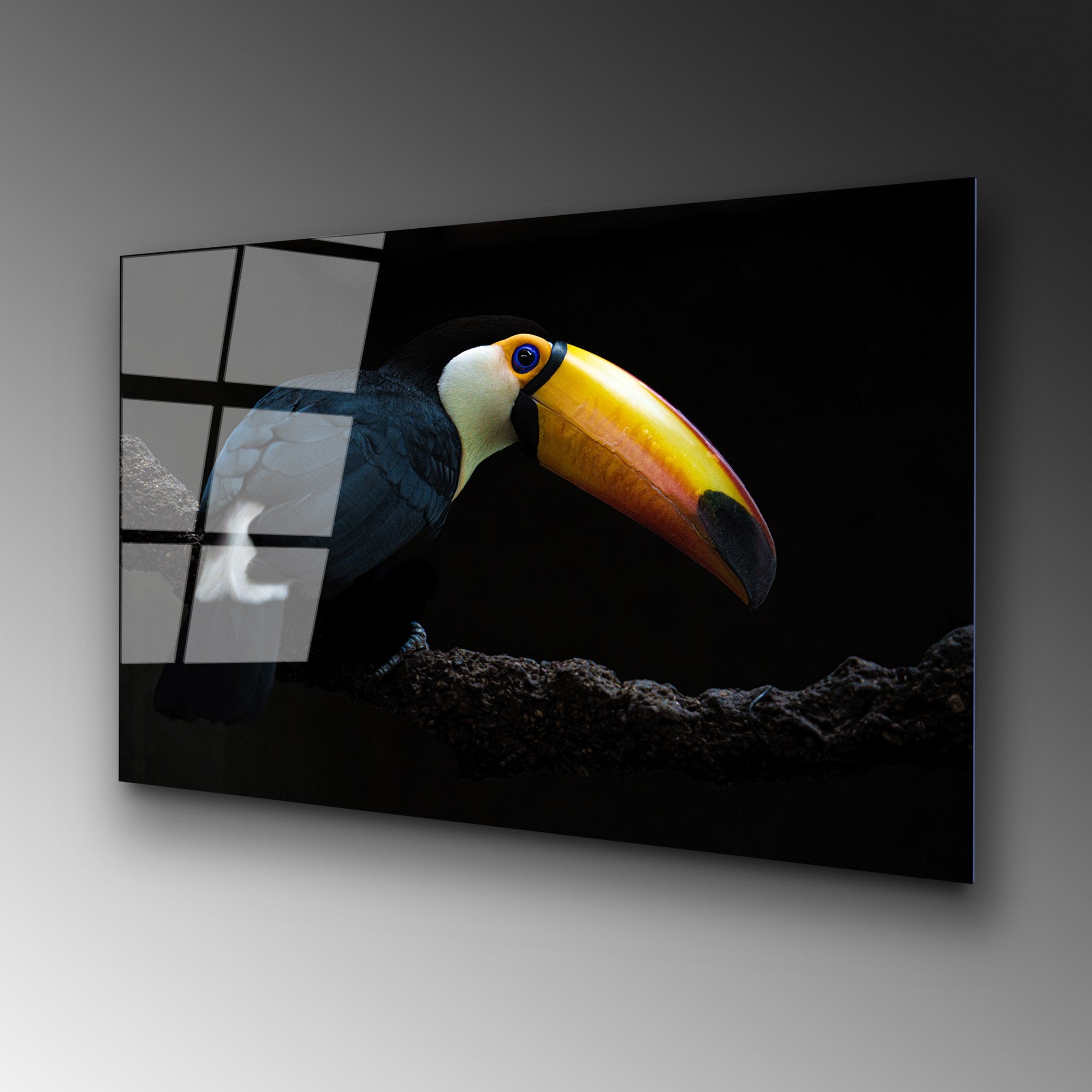 Quadro Decorativo em Vidro Temperado 100% UV-156, Multicolor, 70 x 100 cm (4 mm)