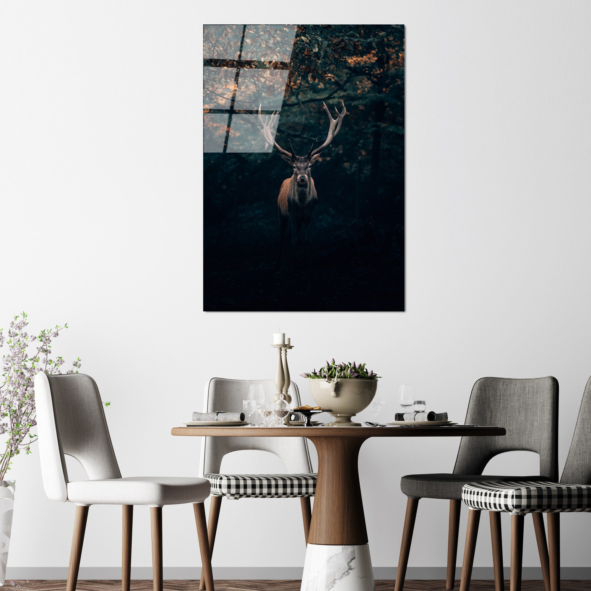 Quadro Decorativo em Vidro Temperado UV-157, 70x100 cm, Multicor, 4 mm