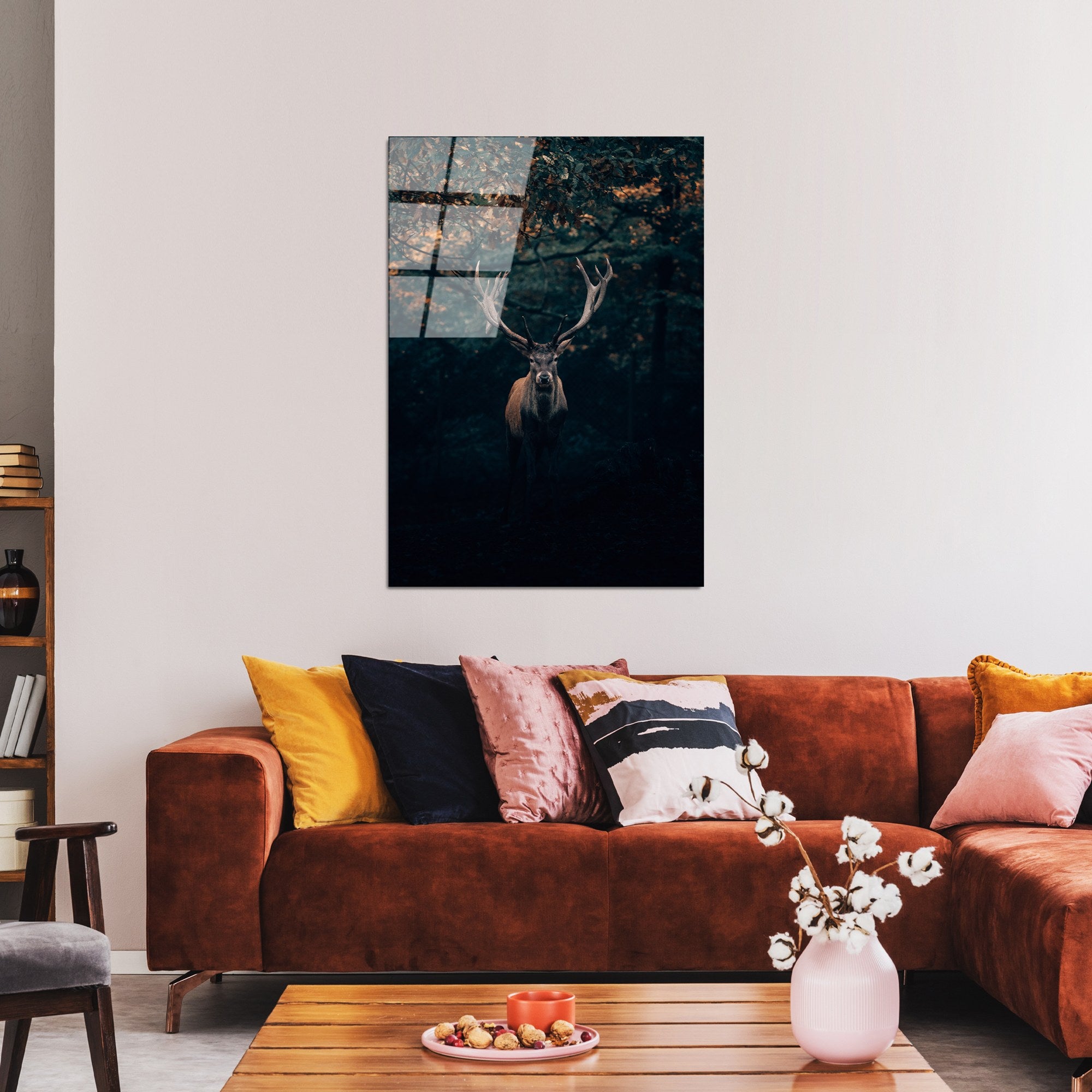 Quadro Decorativo em Vidro Temperado UV-157, 70x100 cm, Multicor, 4 mm