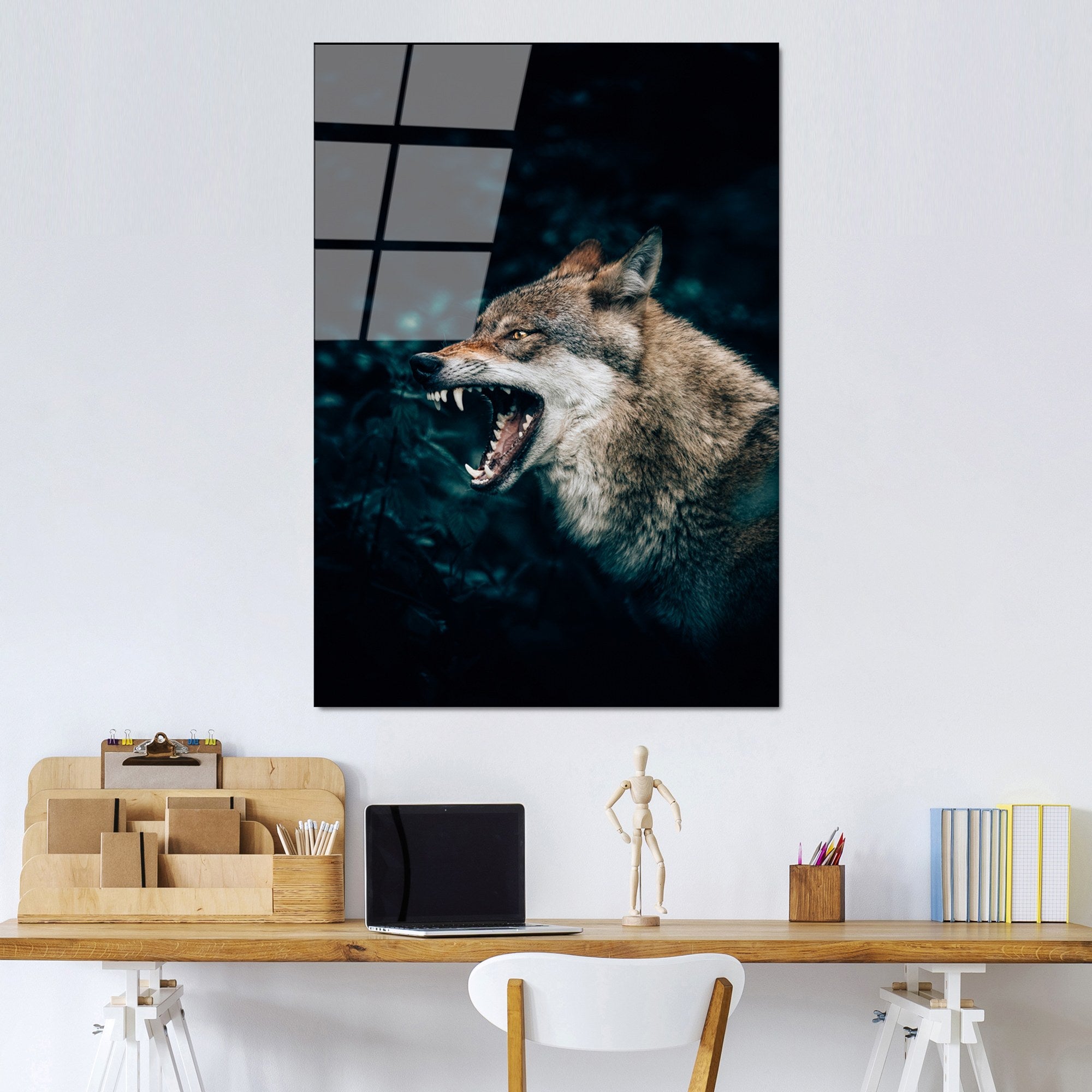 Quadro Decorativo em Vidro Temperado 100% (4 mm) UV-158, 70 x 100 cm, Multicolor