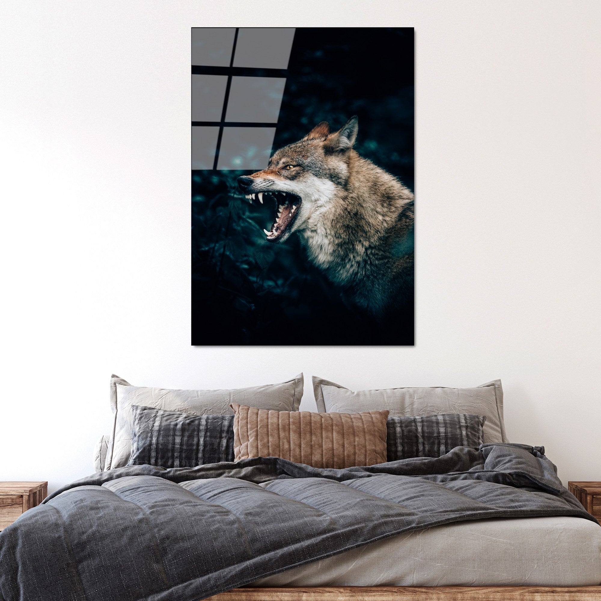 Quadro Decorativo em Vidro Temperado 100% (4 mm) UV-158, 70 x 100 cm, Multicolor