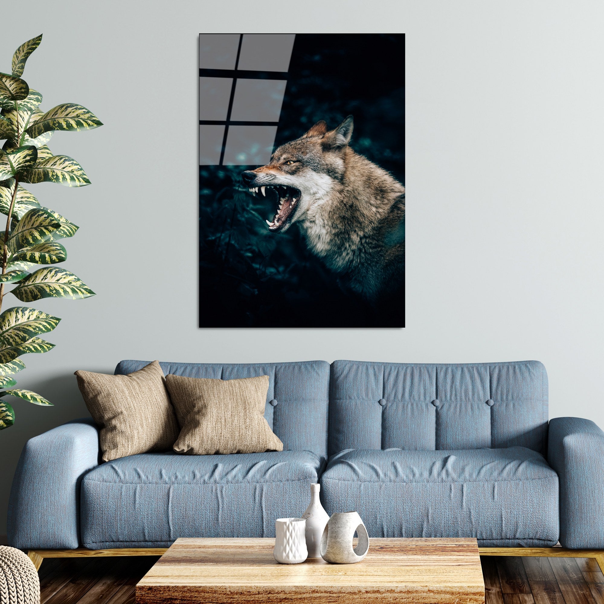 Quadro Decorativo em Vidro Temperado 100% (4 mm) UV-158, 70 x 100 cm, Multicolor