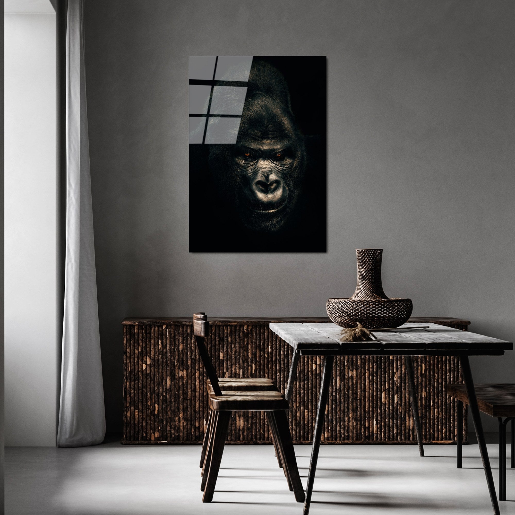 Quadro Decorativo em Vidro Temperado UV-160 (70 x 100 cm), Multicolor, Espessura 4 mm