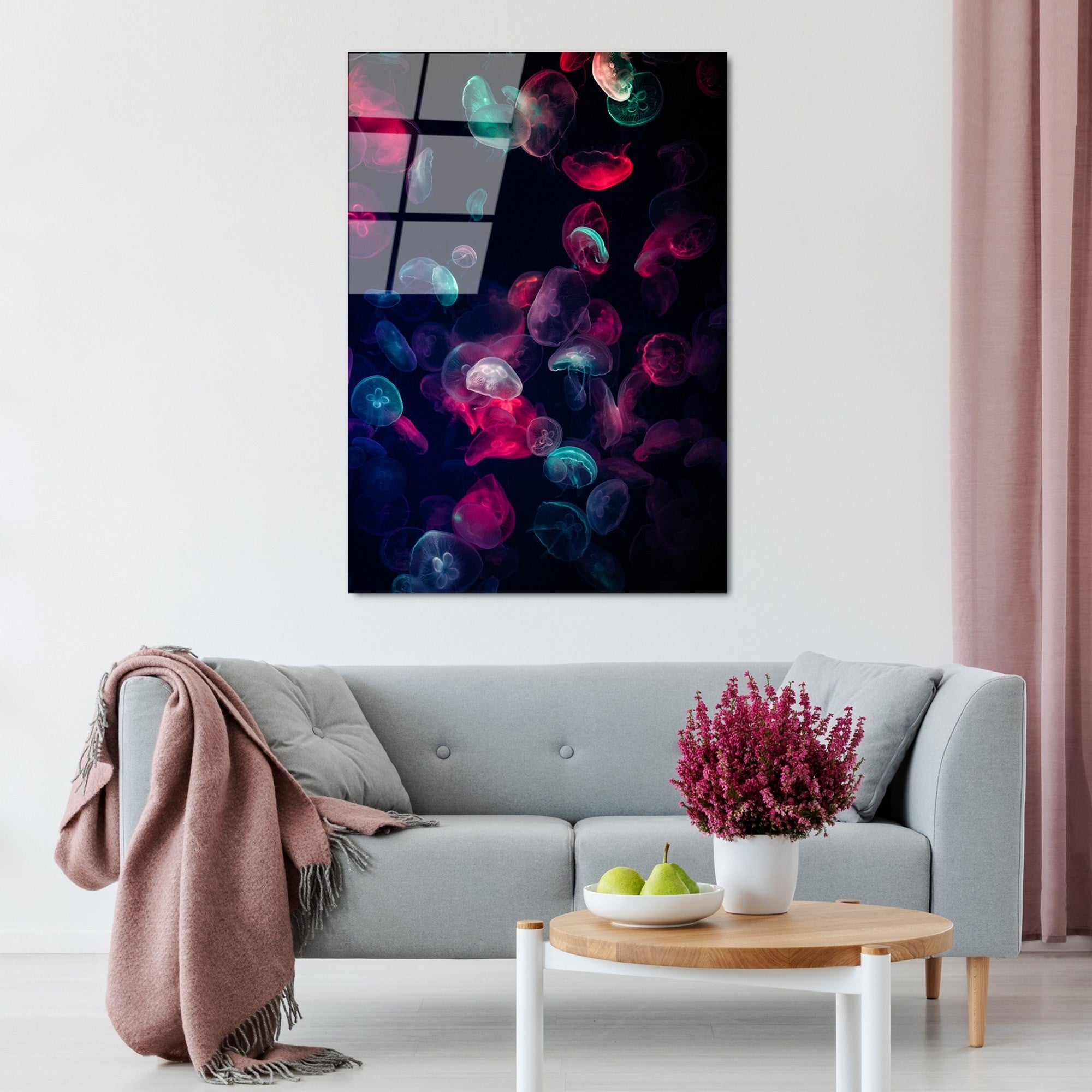 Quadro Decorativo em Vidro Temperado UV-164 (70x100 cm) - Multicolor, 4 mm