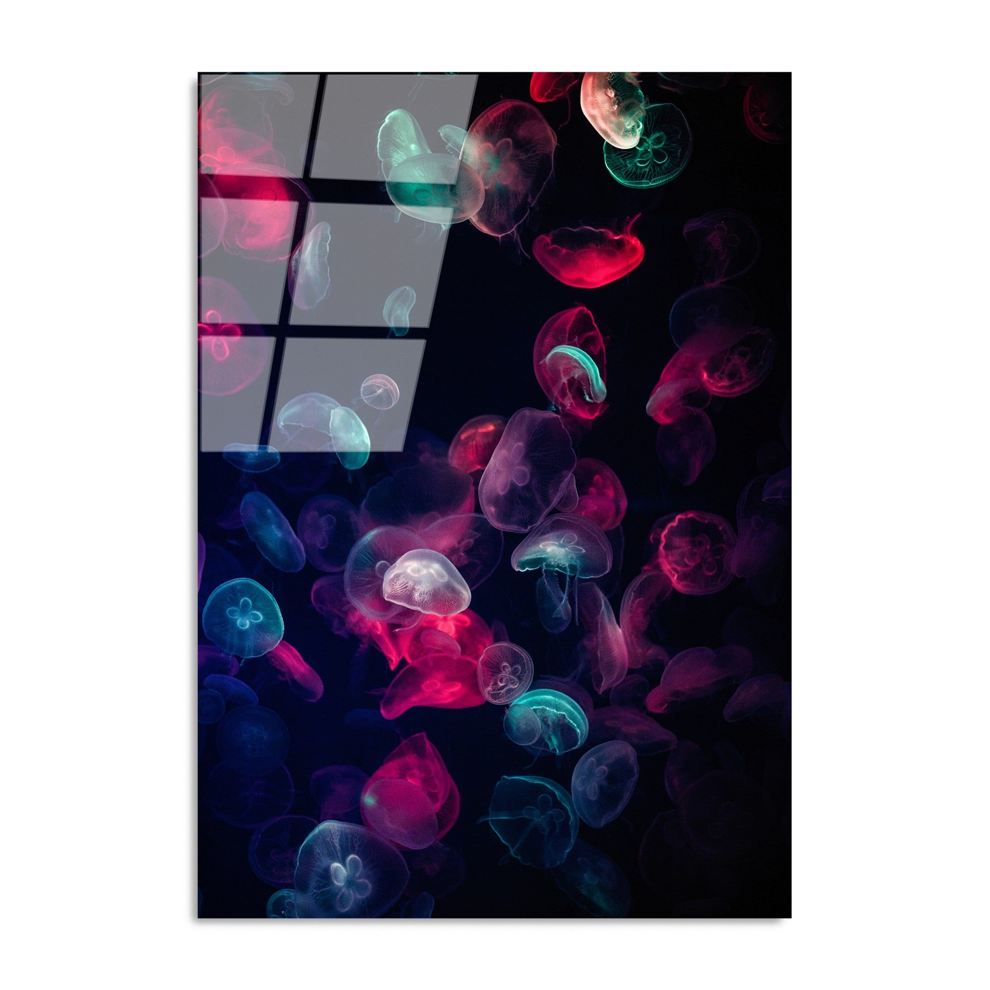 Quadro Decorativo em Vidro Temperado UV-164 (70x100 cm) - Multicolor, 4 mm