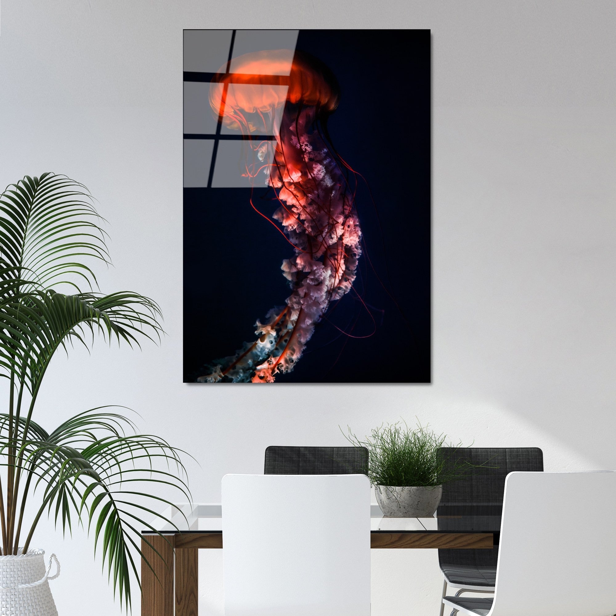 Quadro Decorativo em Vidro Temperado 100% (4 mm) UV-165 – 70 x 100 cm – Multicolor