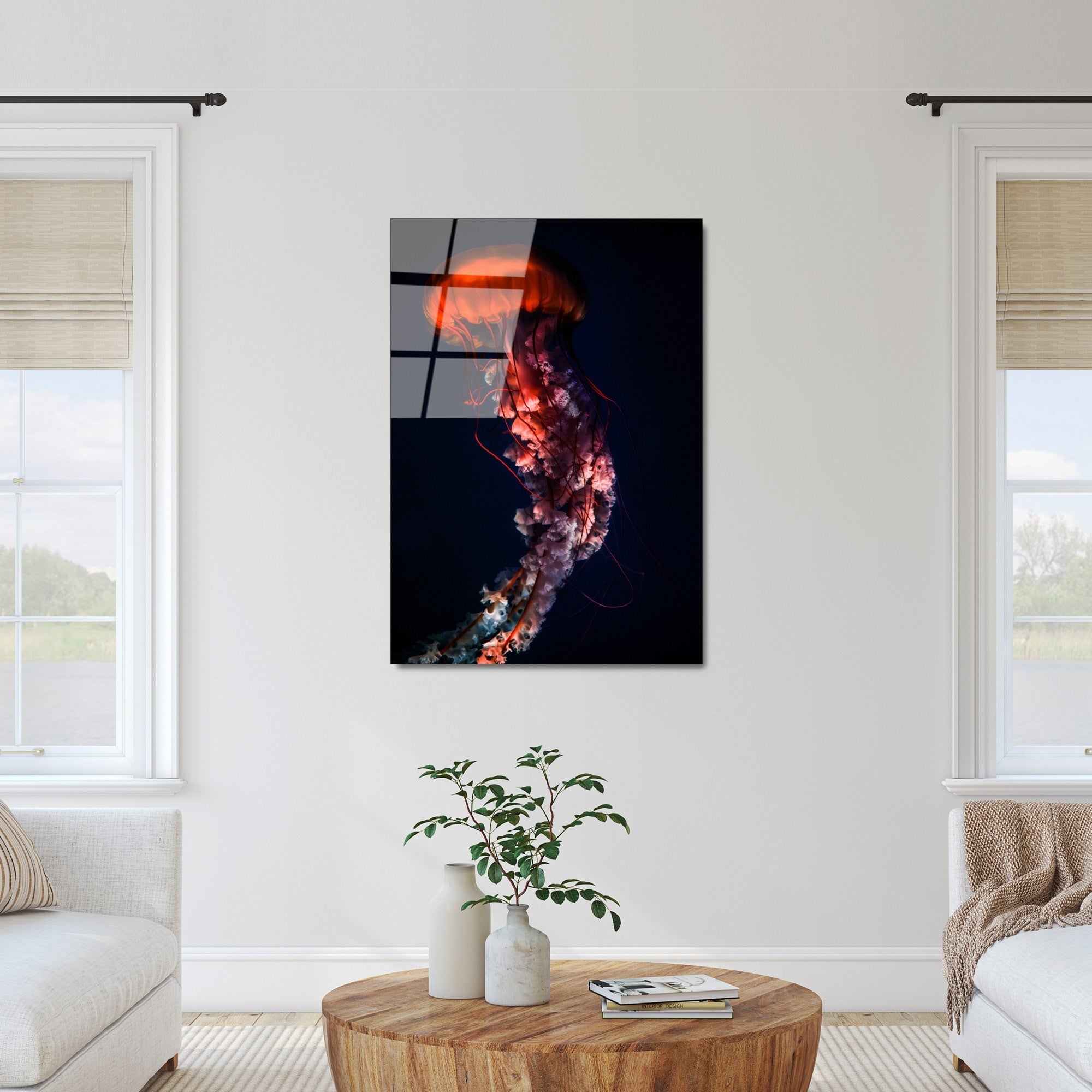 Quadro Decorativo em Vidro Temperado 100% (4 mm) UV-165 – 70 x 100 cm – Multicolor