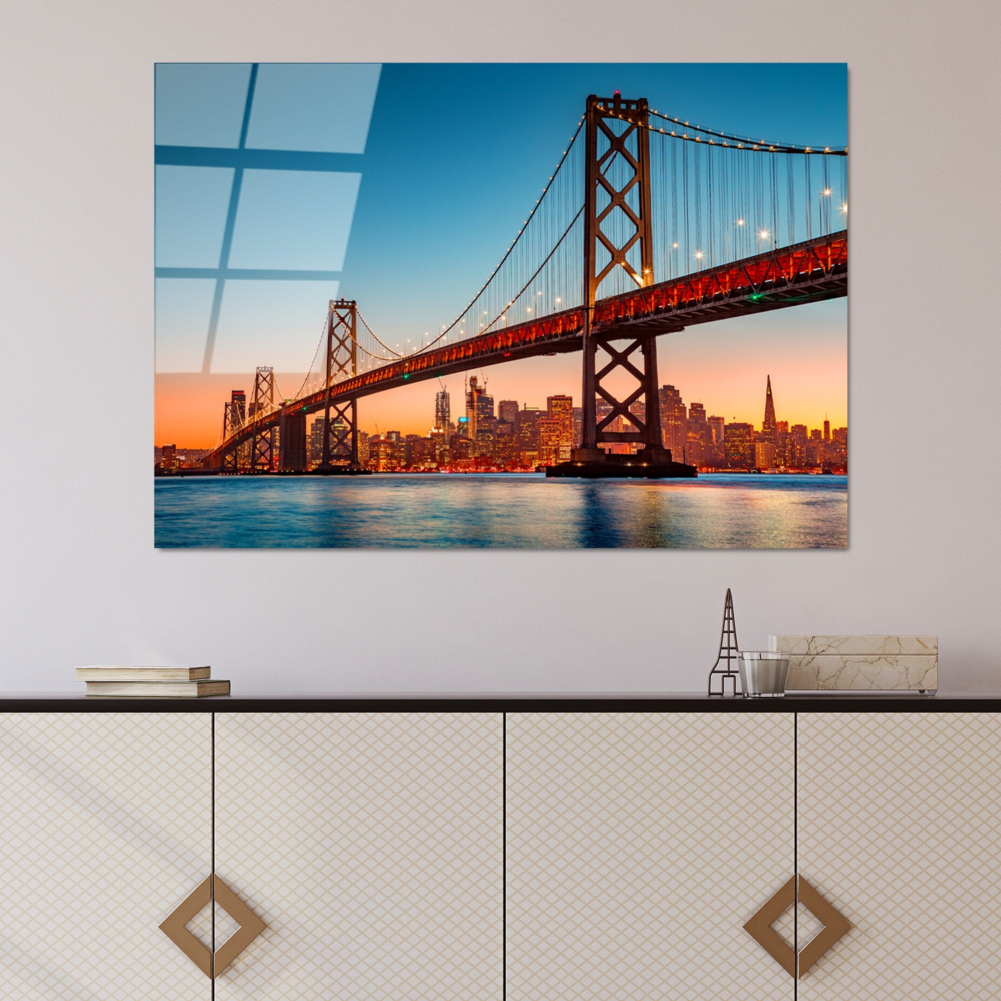 Quadro Decorativo em Vidro Temperado 100% (4 mm) UV-170, 70 x 100 cm – Multicolor