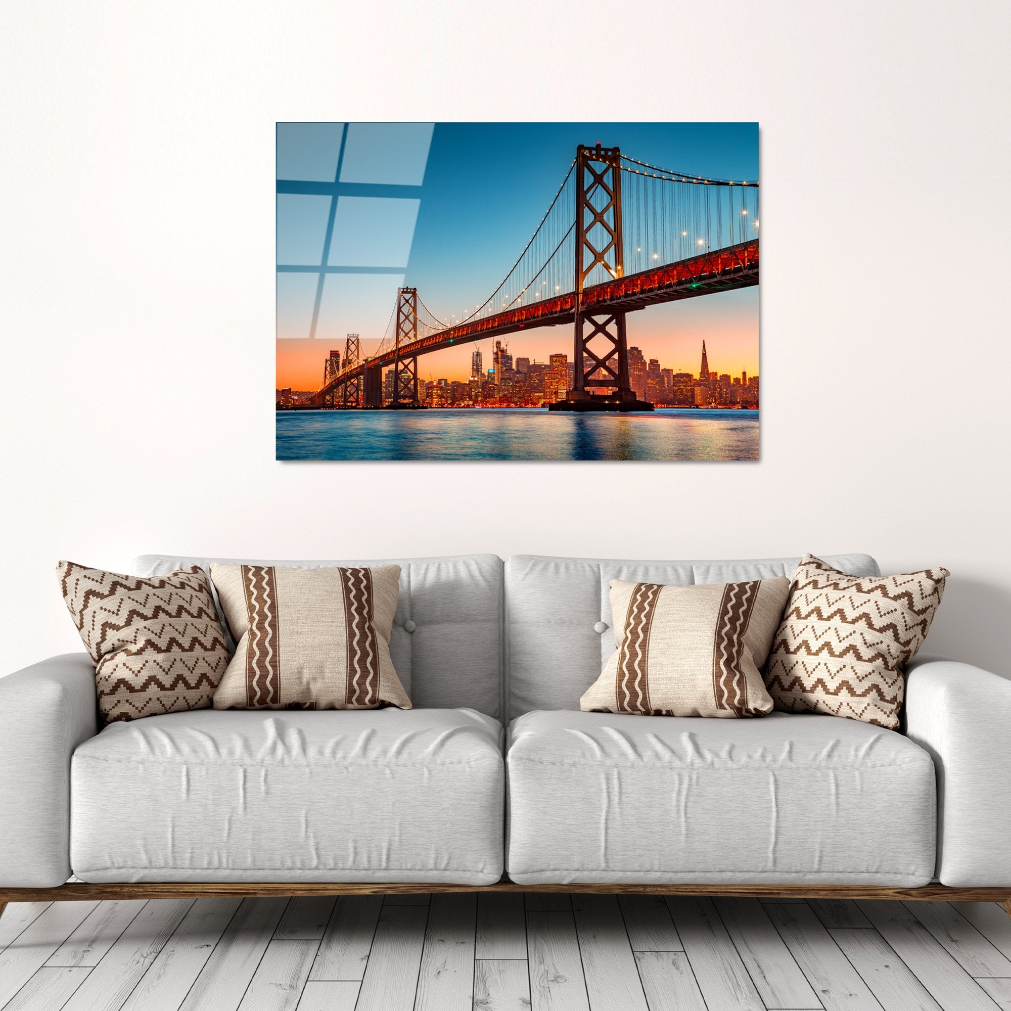 Quadro Decorativo em Vidro Temperado 100% (4 mm) UV-170, 70 x 100 cm – Multicolor