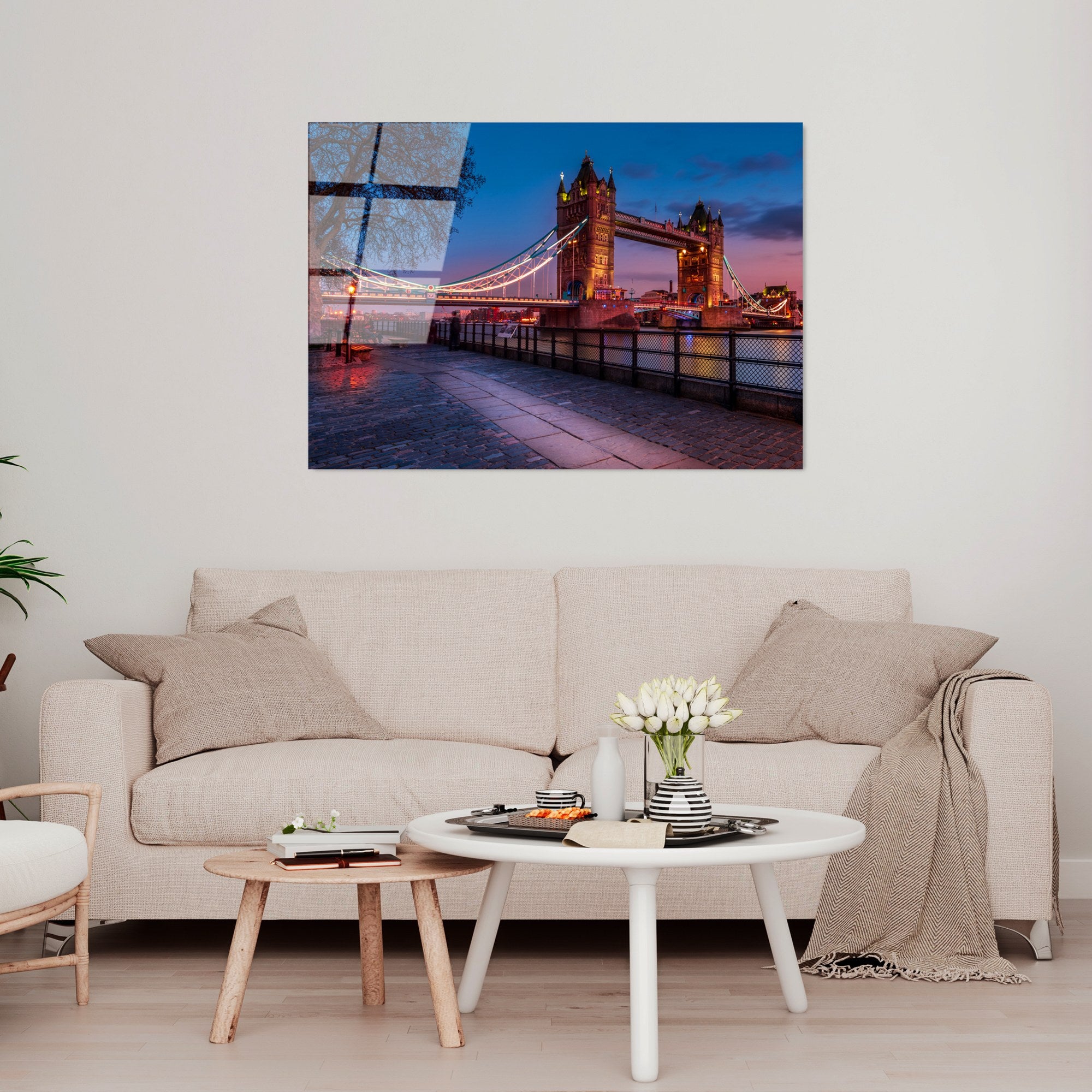 Quadro Decorativo em Vidro Temperado 70x100 cm (4 mm) Multicolor - UV-171