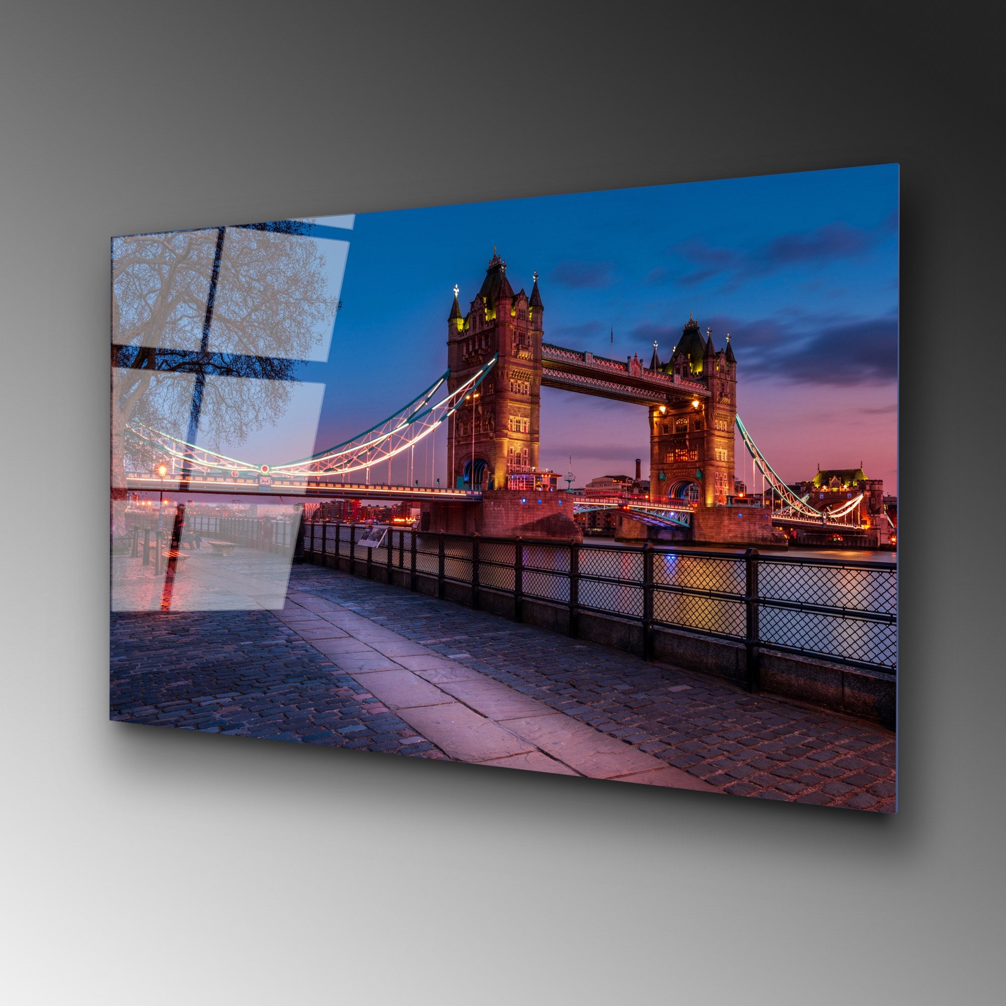 Quadro Decorativo em Vidro Temperado 70x100 cm (4 mm) Multicolor - UV-171