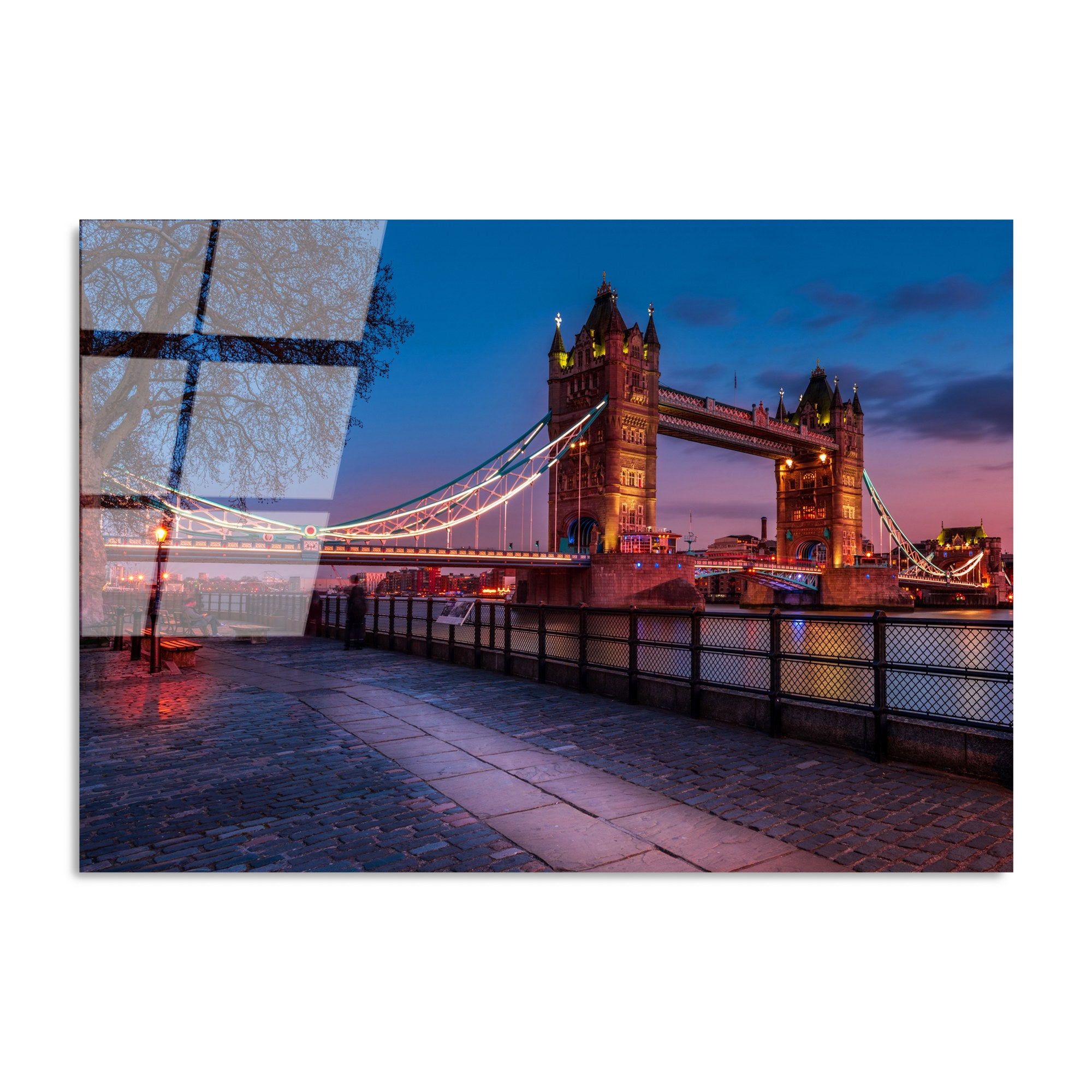 Quadro Decorativo em Vidro Temperado 70x100 cm (4 mm) Multicolor - UV-171