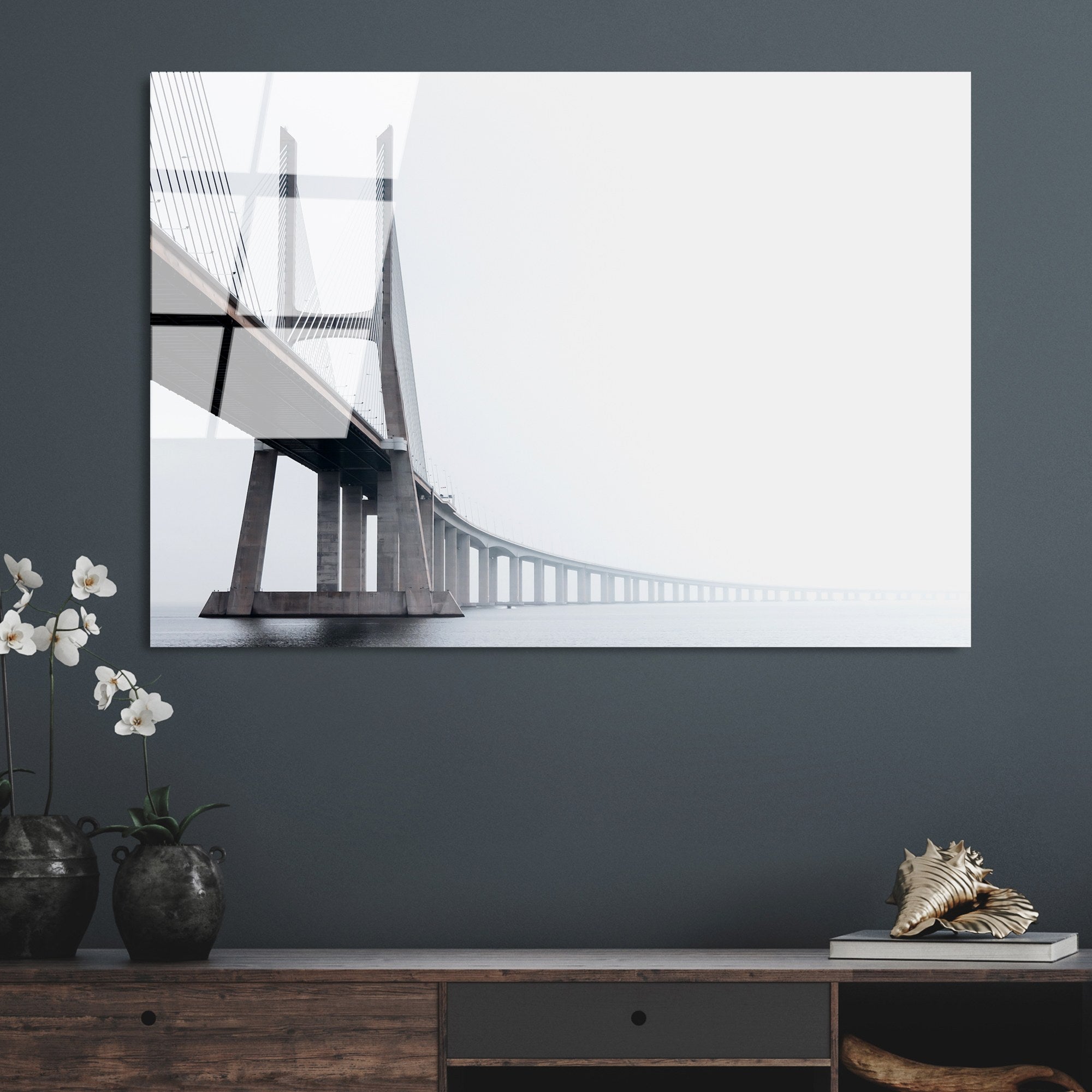 Quadro Decorativo em Vidro Temperado 100% (4 mm) UV-172, 70 x 100 cm, Multicolor