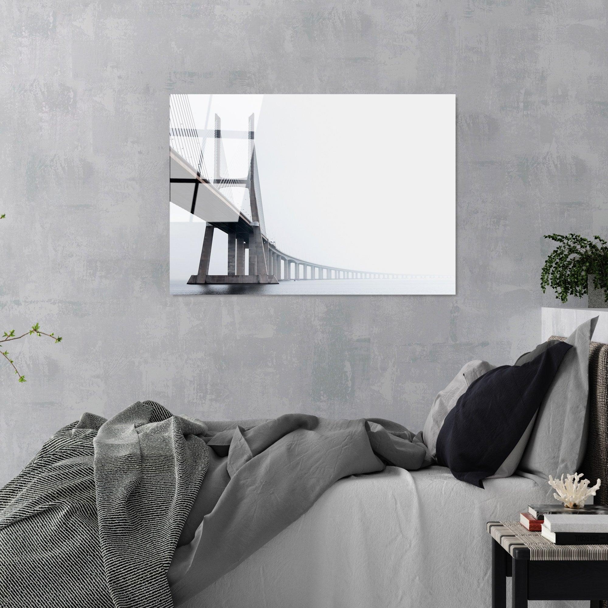 Quadro Decorativo em Vidro Temperado 100% (4 mm) UV-172, 70 x 100 cm, Multicolor