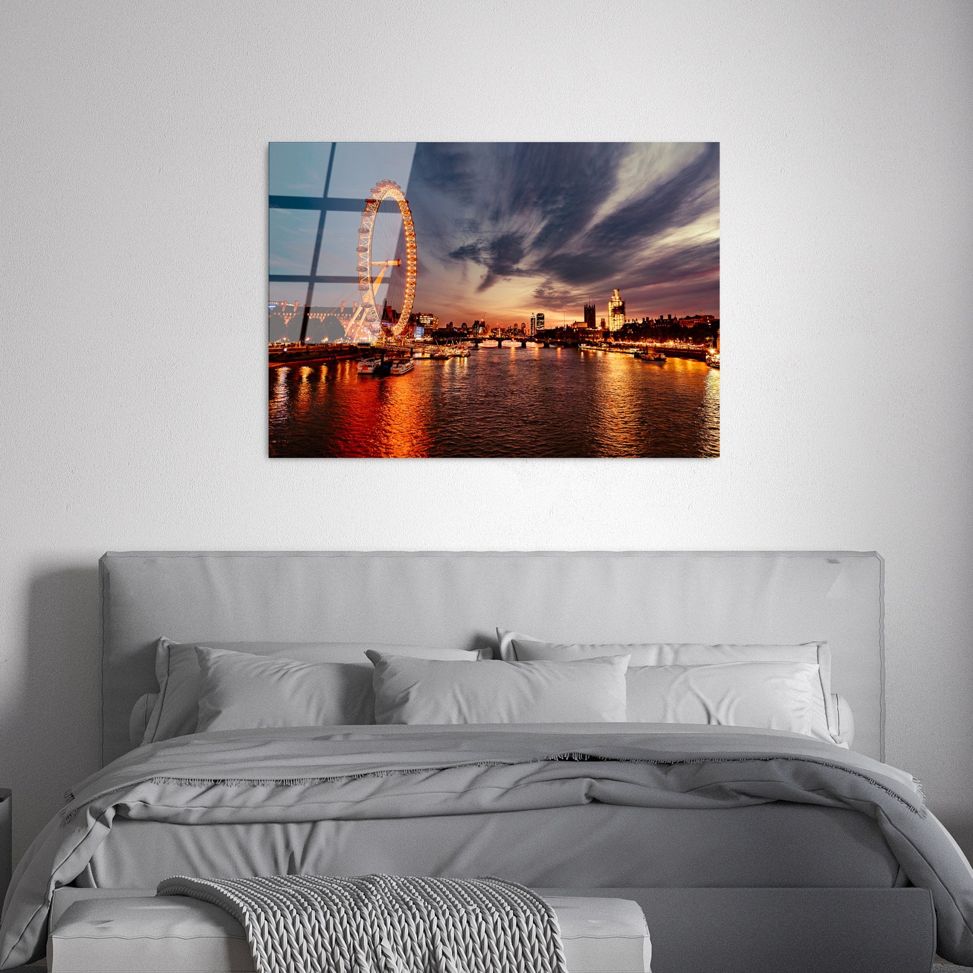 Quadro Decorativo em Vidro Temperado 70x100 cm (4 mm) Multicolor – UV-174