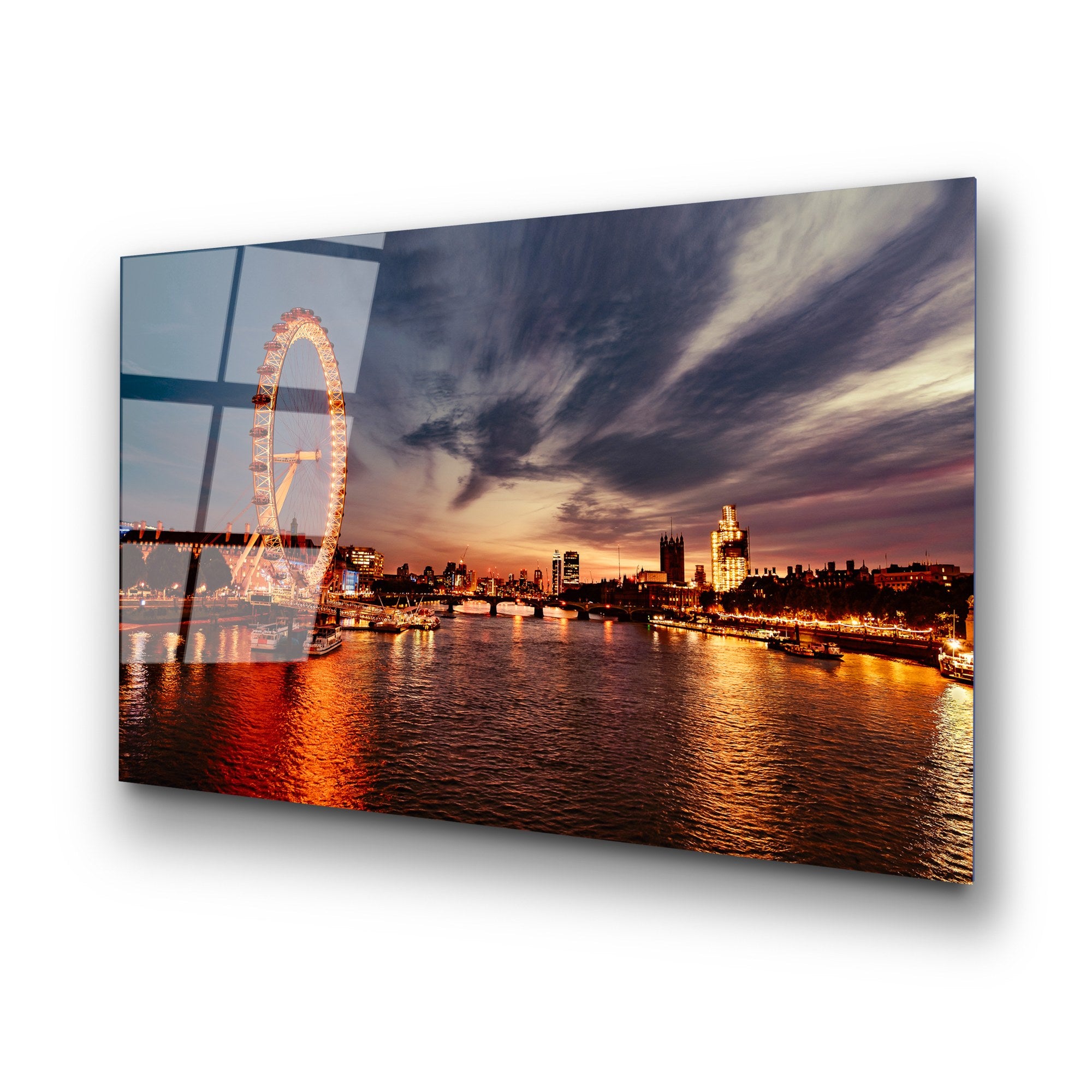 Quadro Decorativo em Vidro Temperado 70x100 cm (4 mm) Multicolor – UV-174