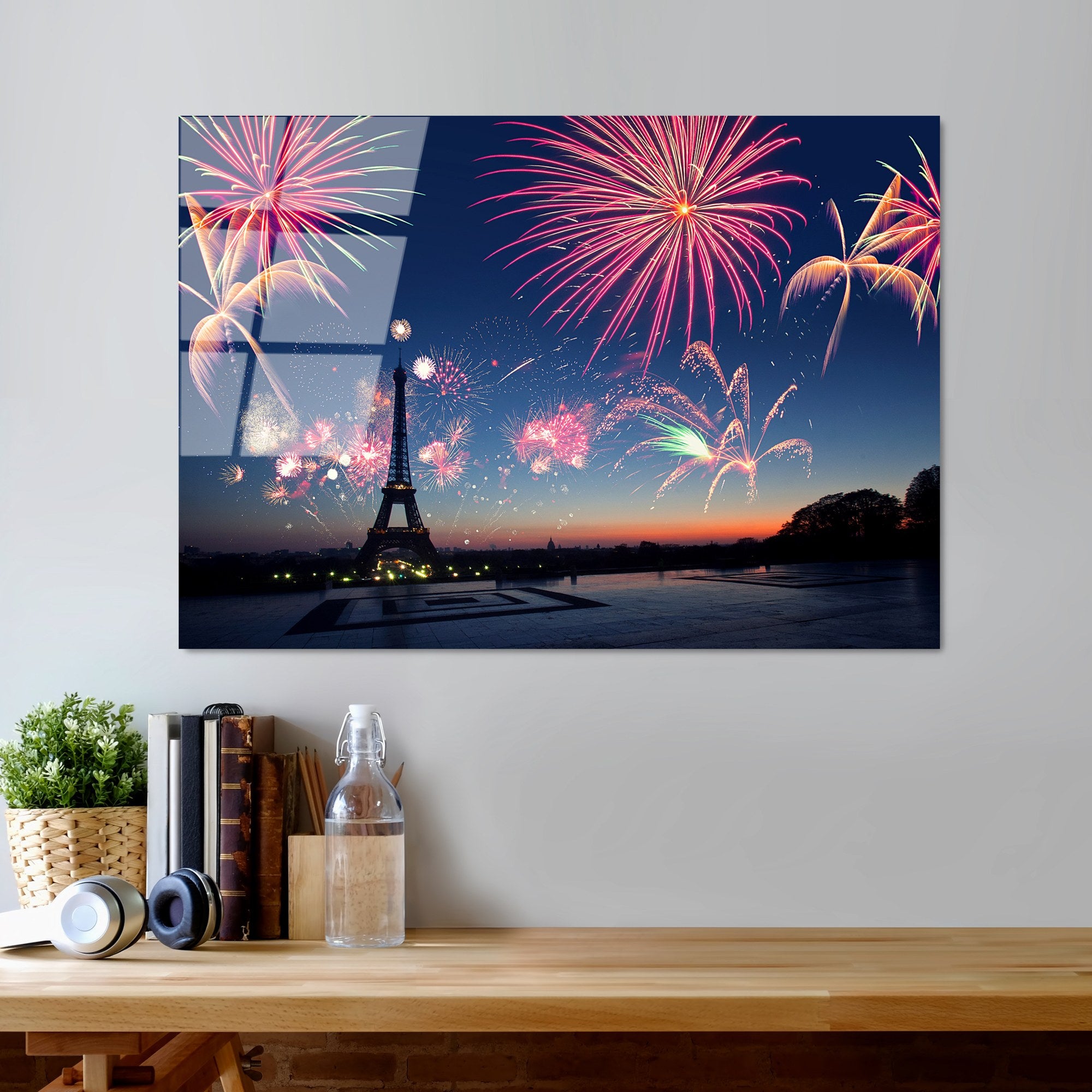 Quadro Decorativo em Vidro Temperado UV-175, Multicolor, 70 x 100 cm, 4 mm