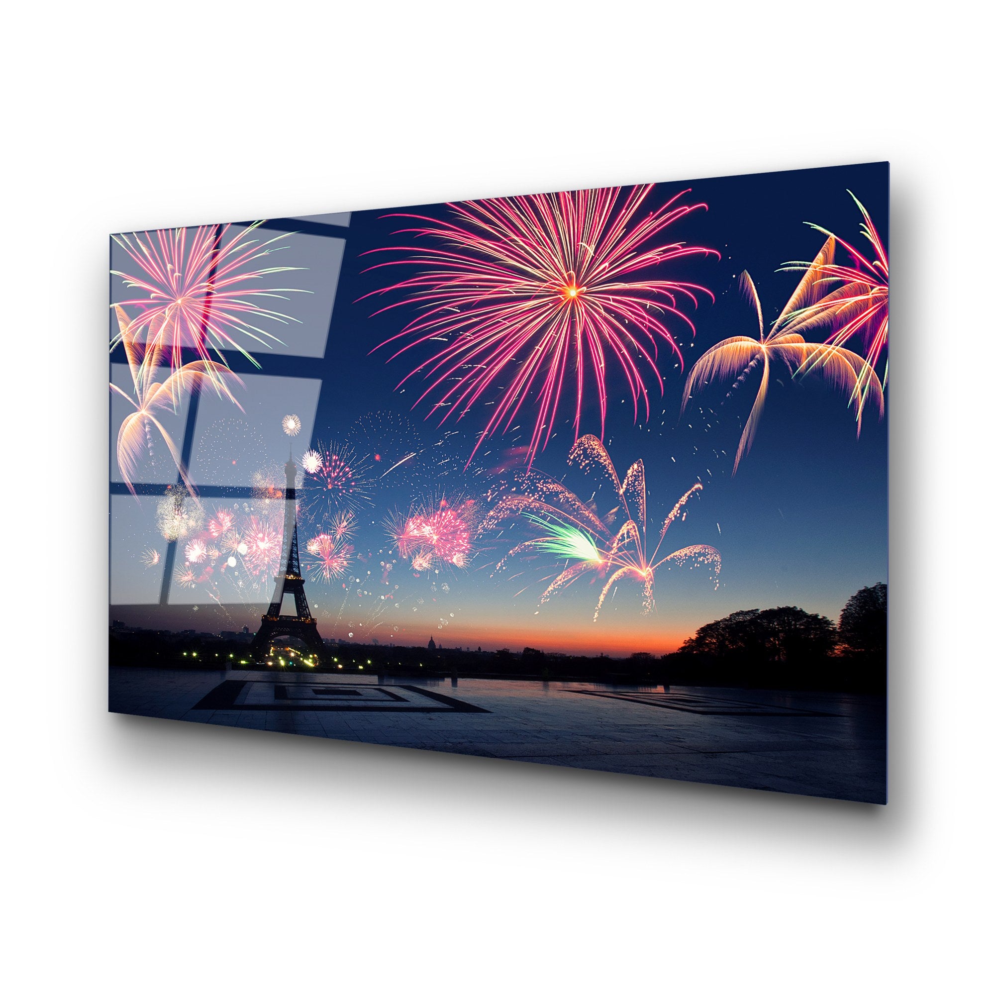 Quadro Decorativo em Vidro Temperado UV-175, Multicolor, 70 x 100 cm, 4 mm