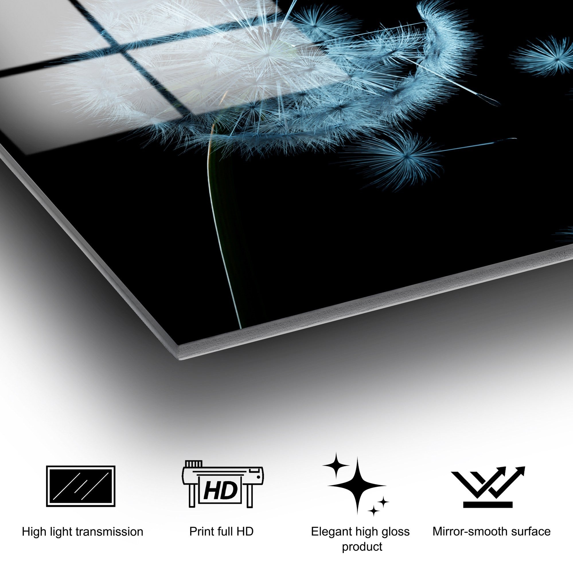 UV-177 Quadro Decorativo em Vidro Temperado 100% 4 mm 70 x 100 cm Multicolor