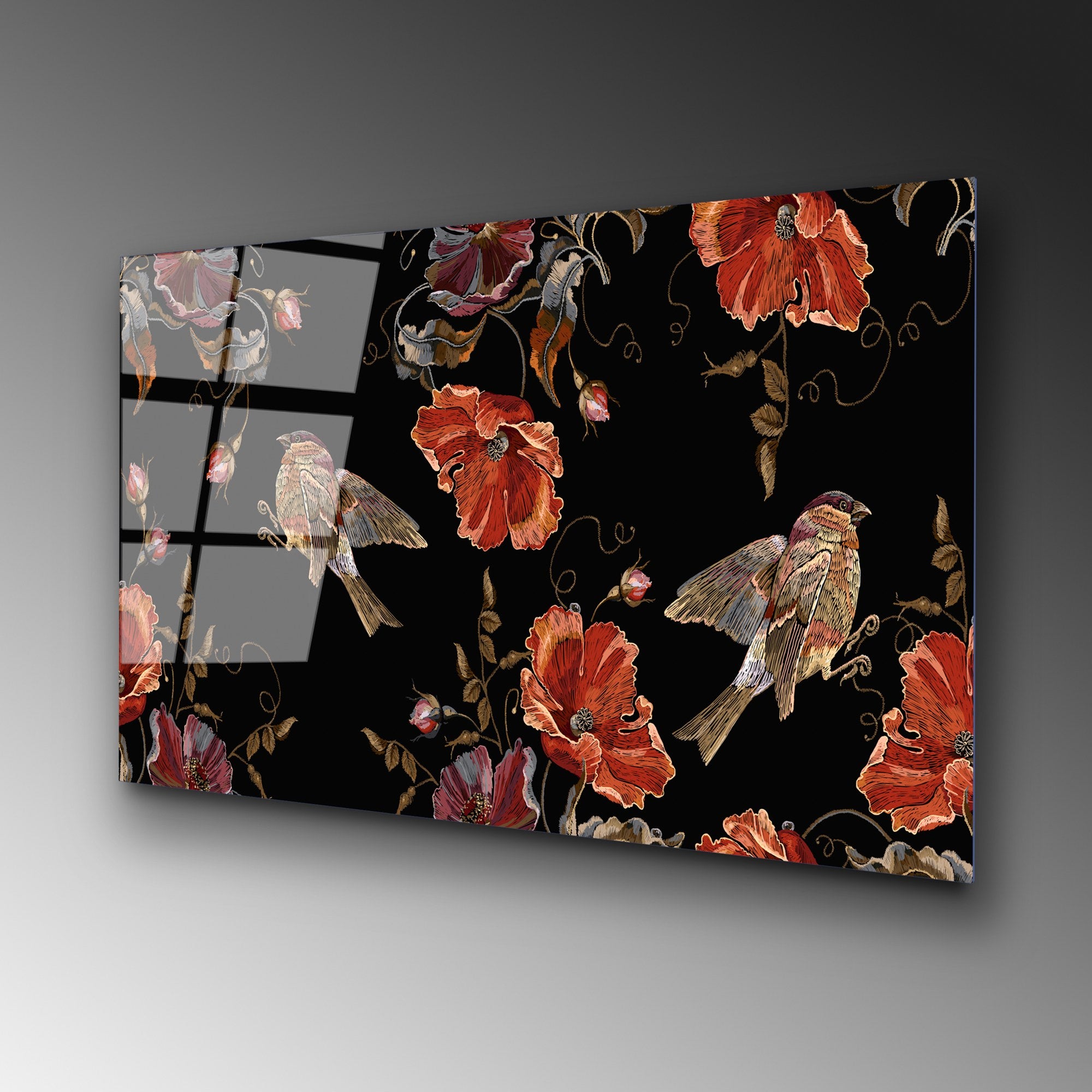 Quadro Decorativo em Vidro Temperado 70 x 100 cm (4 mm) – Multicolor | UV-178